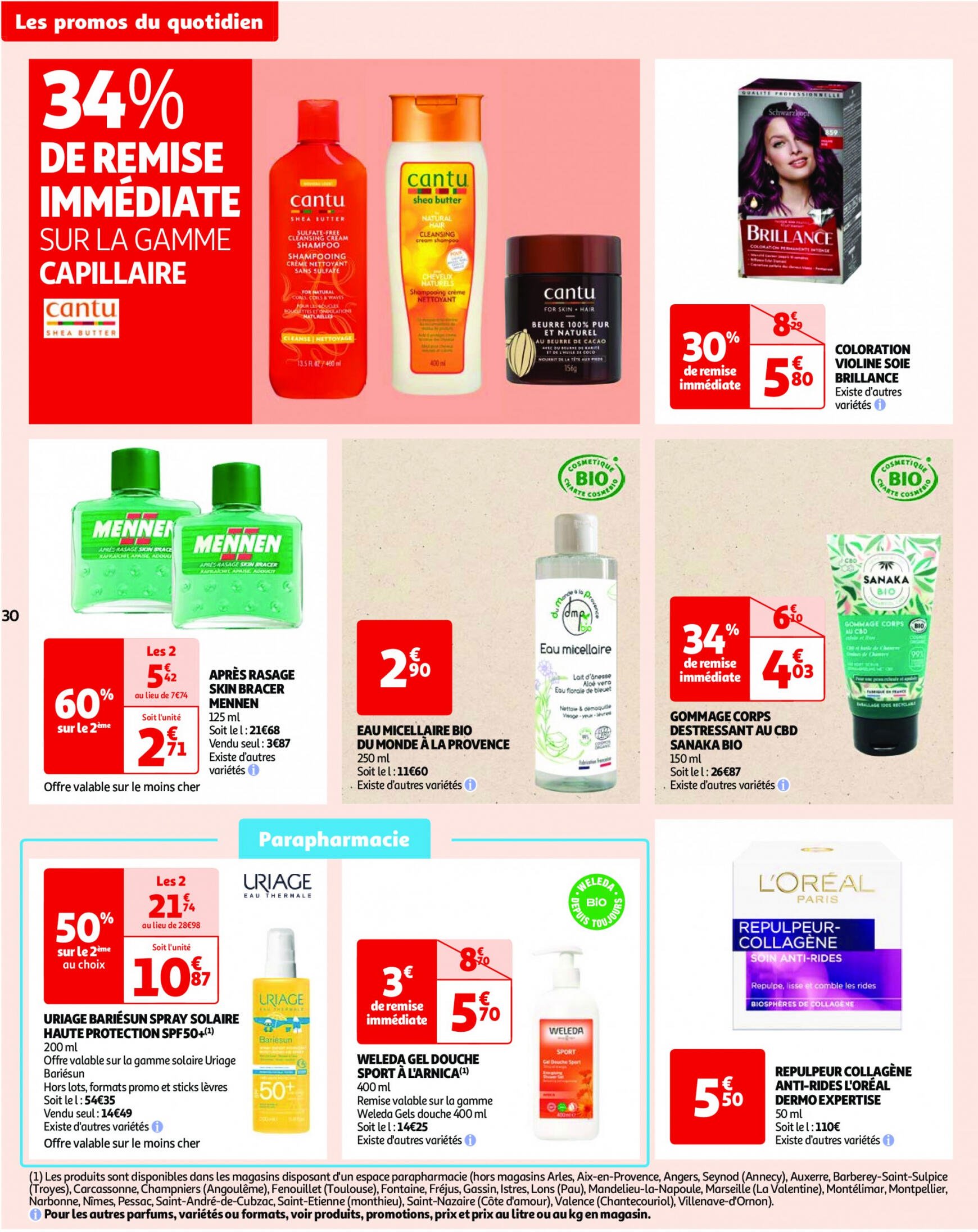 auchan - Prospectus Auchan actuel 16.07. - 22.07. - page: 30