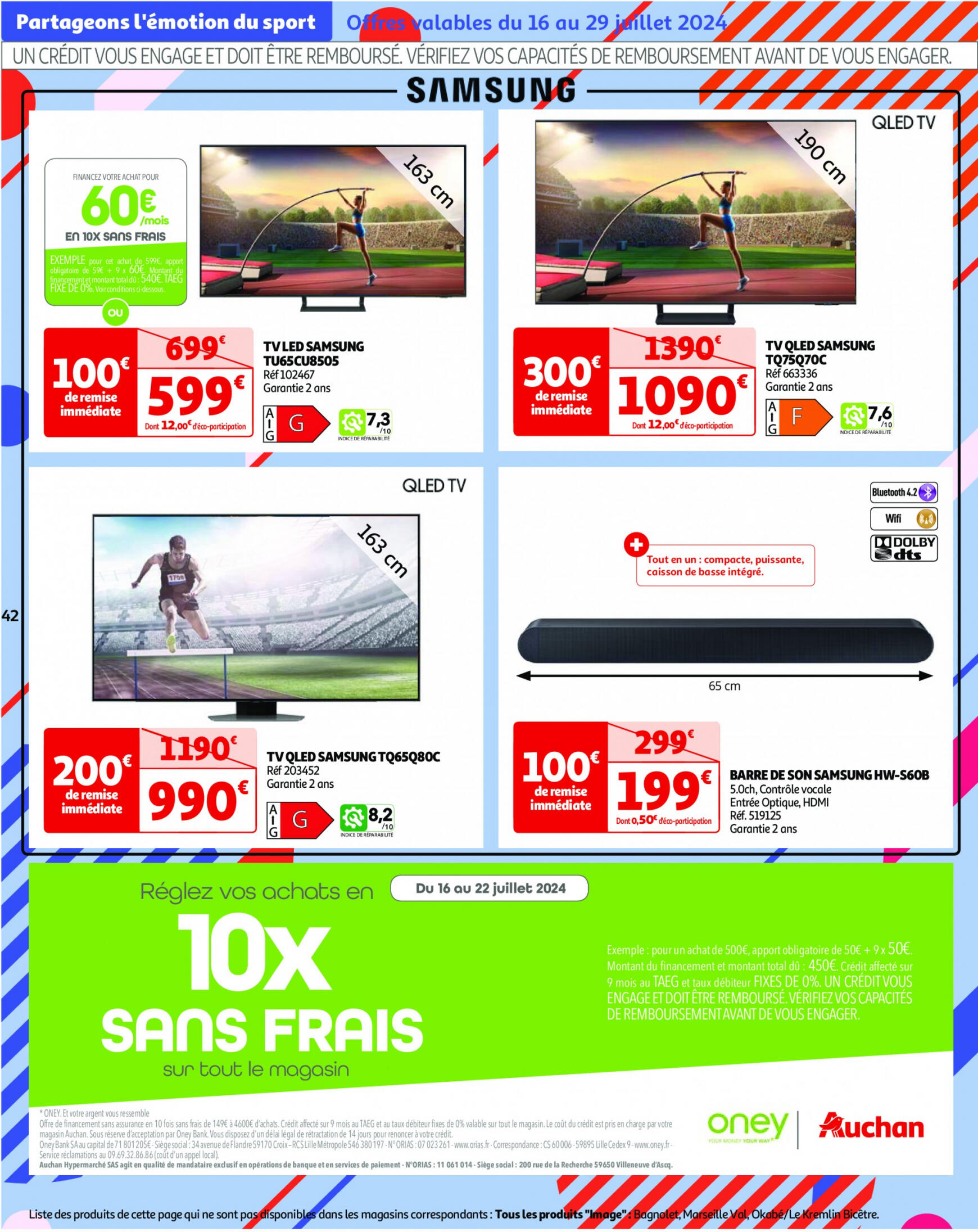 auchan - Prospectus Auchan actuel 16.07. - 22.07. - page: 42