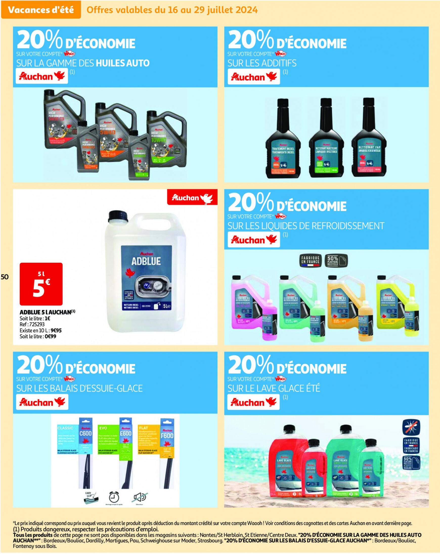 auchan - Prospectus Auchan actuel 16.07. - 22.07. - page: 50