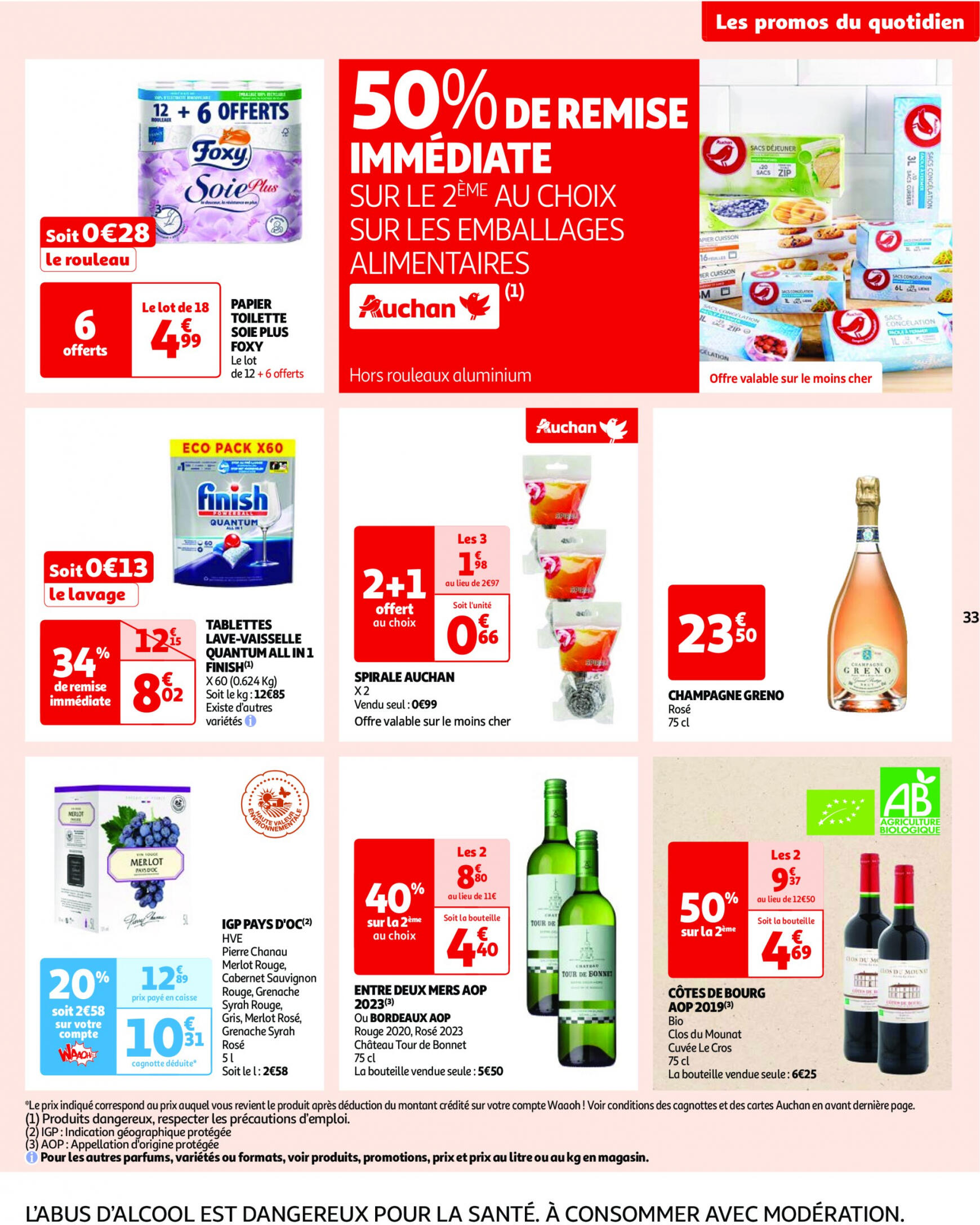 auchan - Prospectus Auchan actuel 16.07. - 22.07. - page: 33