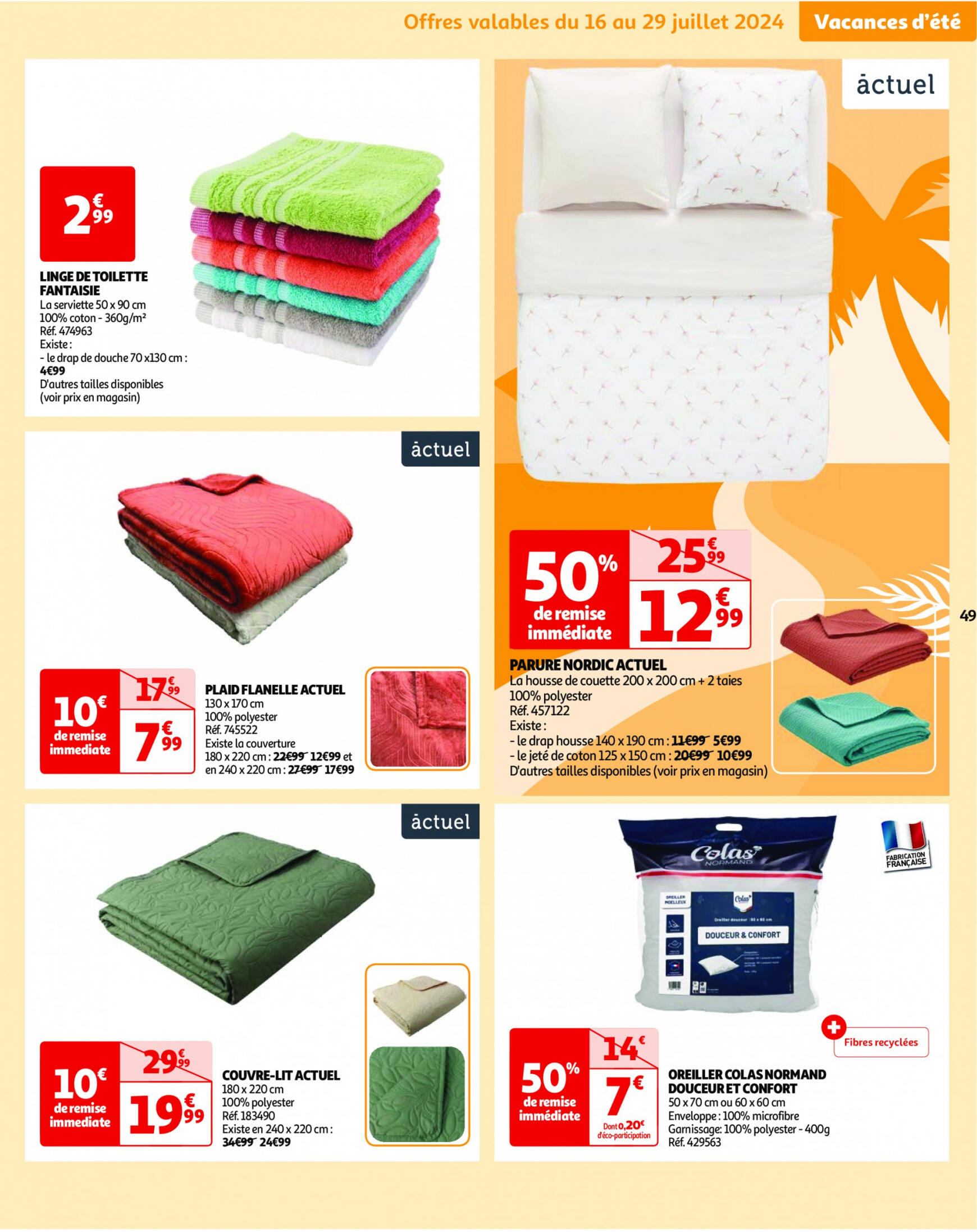 auchan - Prospectus Auchan actuel 16.07. - 22.07. - page: 49