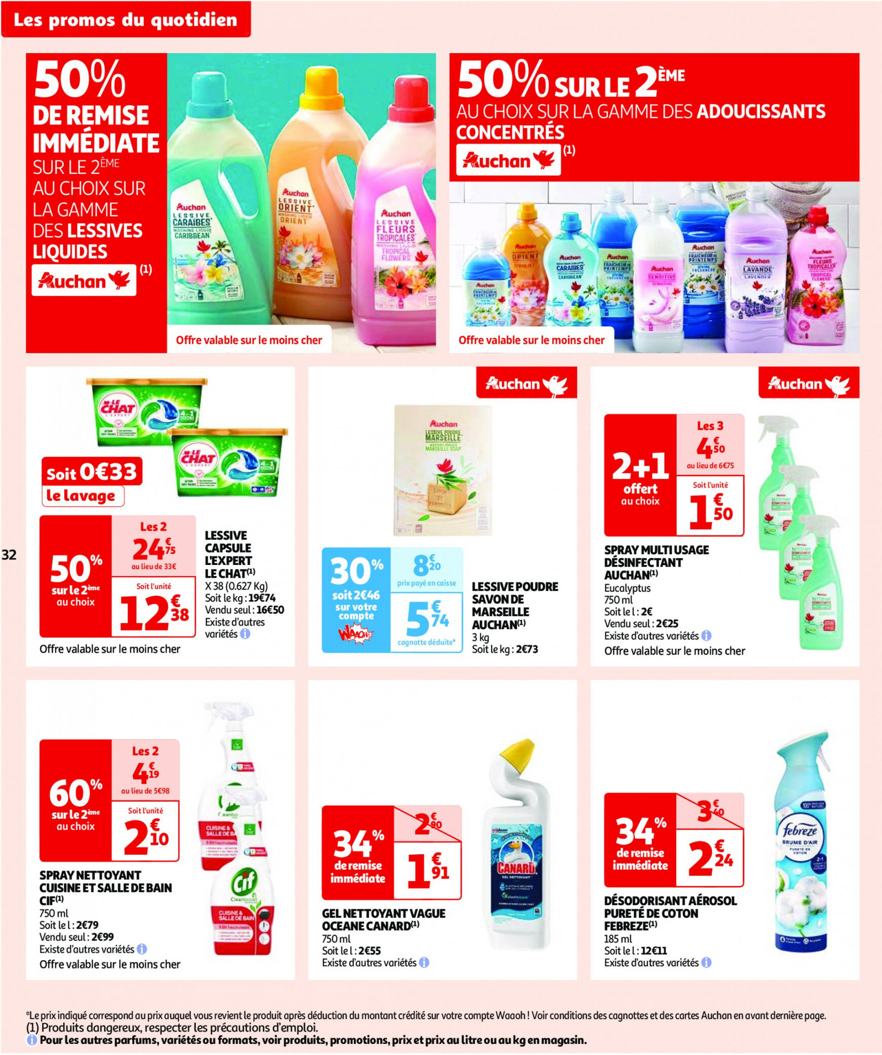 auchan - Prospectus Auchan actuel 16.07. - 22.07. - page: 32