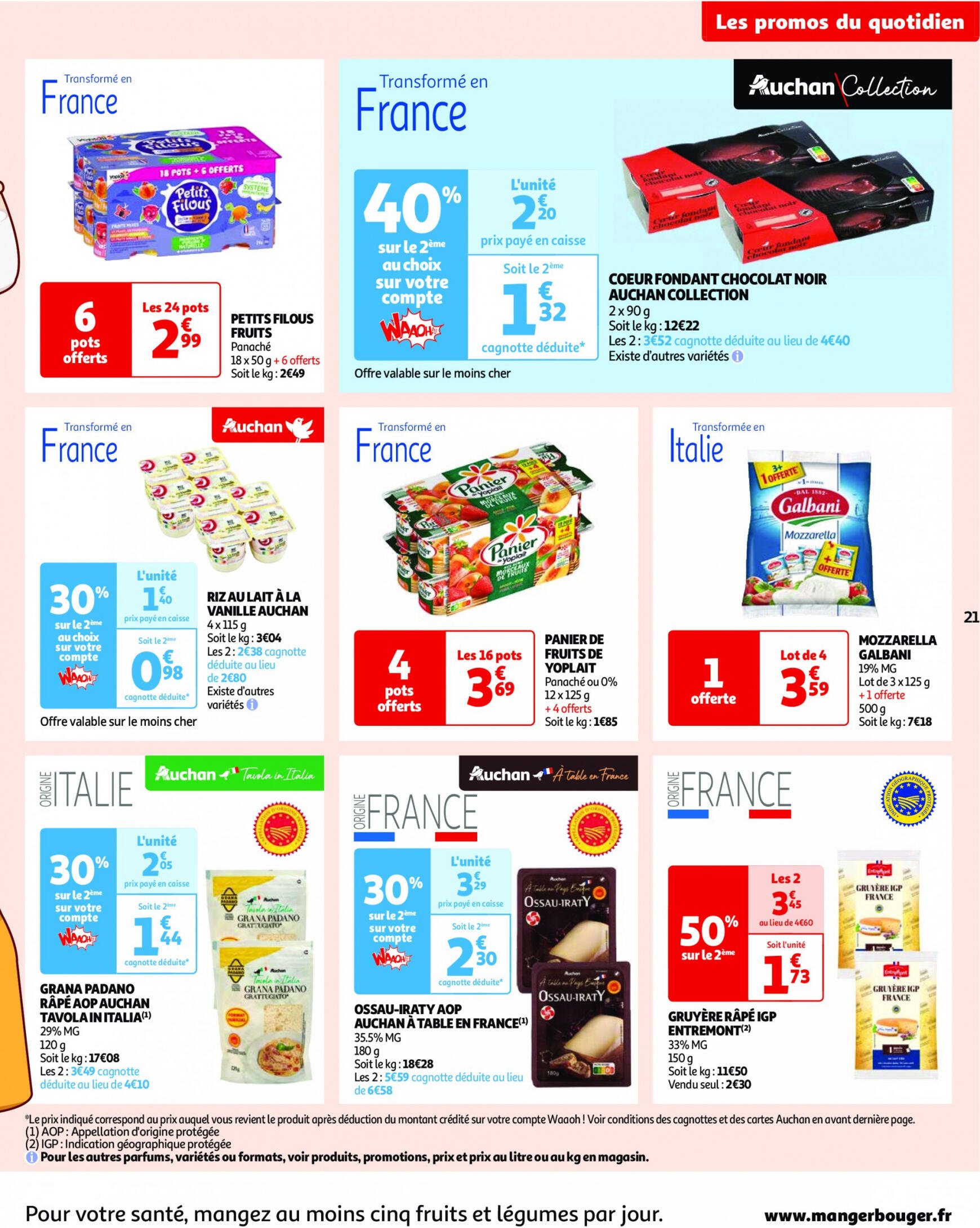 auchan - Prospectus Auchan actuel 16.07. - 22.07. - page: 21