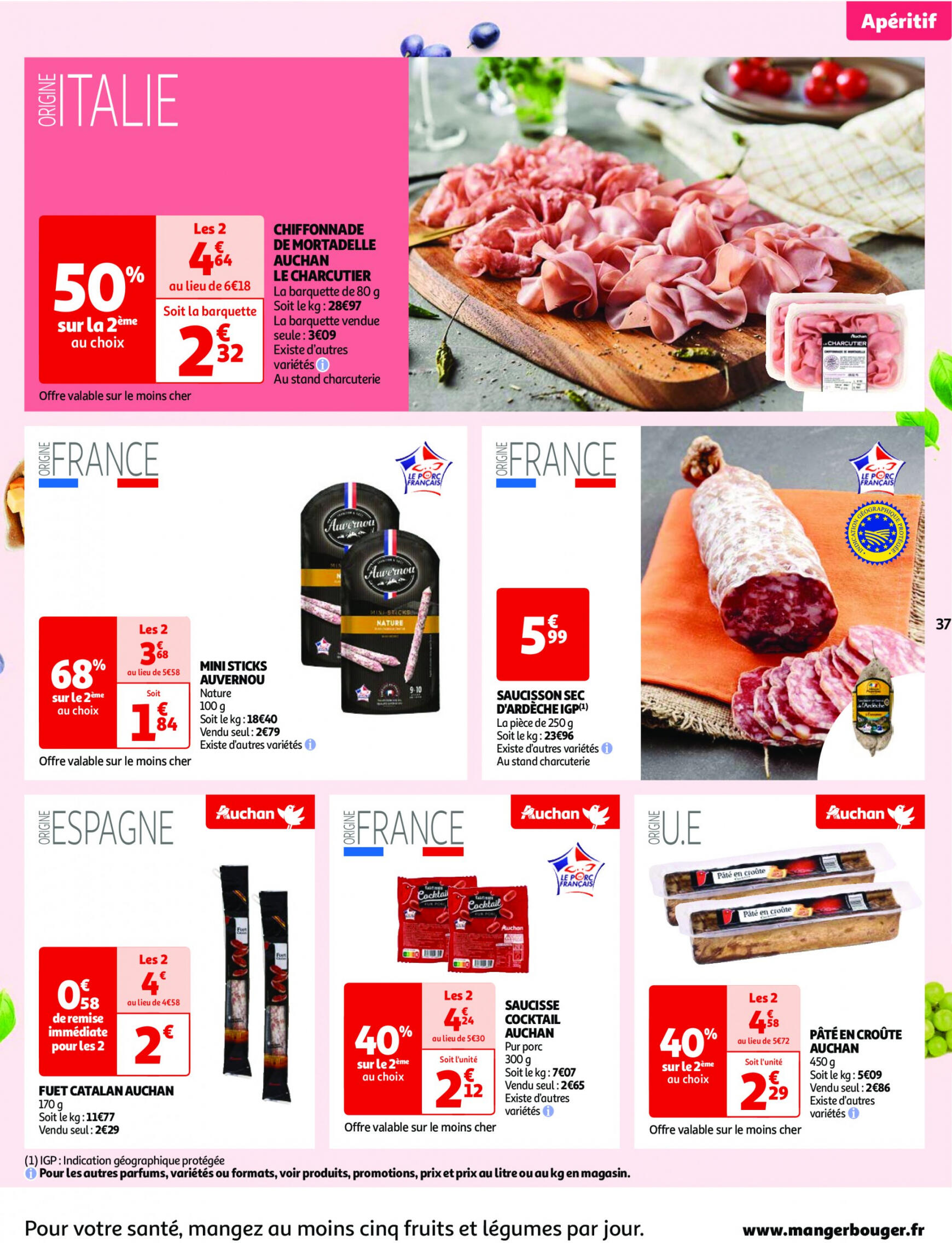 auchan - Prospectus Auchan actuel 23.07. - 29.07. - page: 37