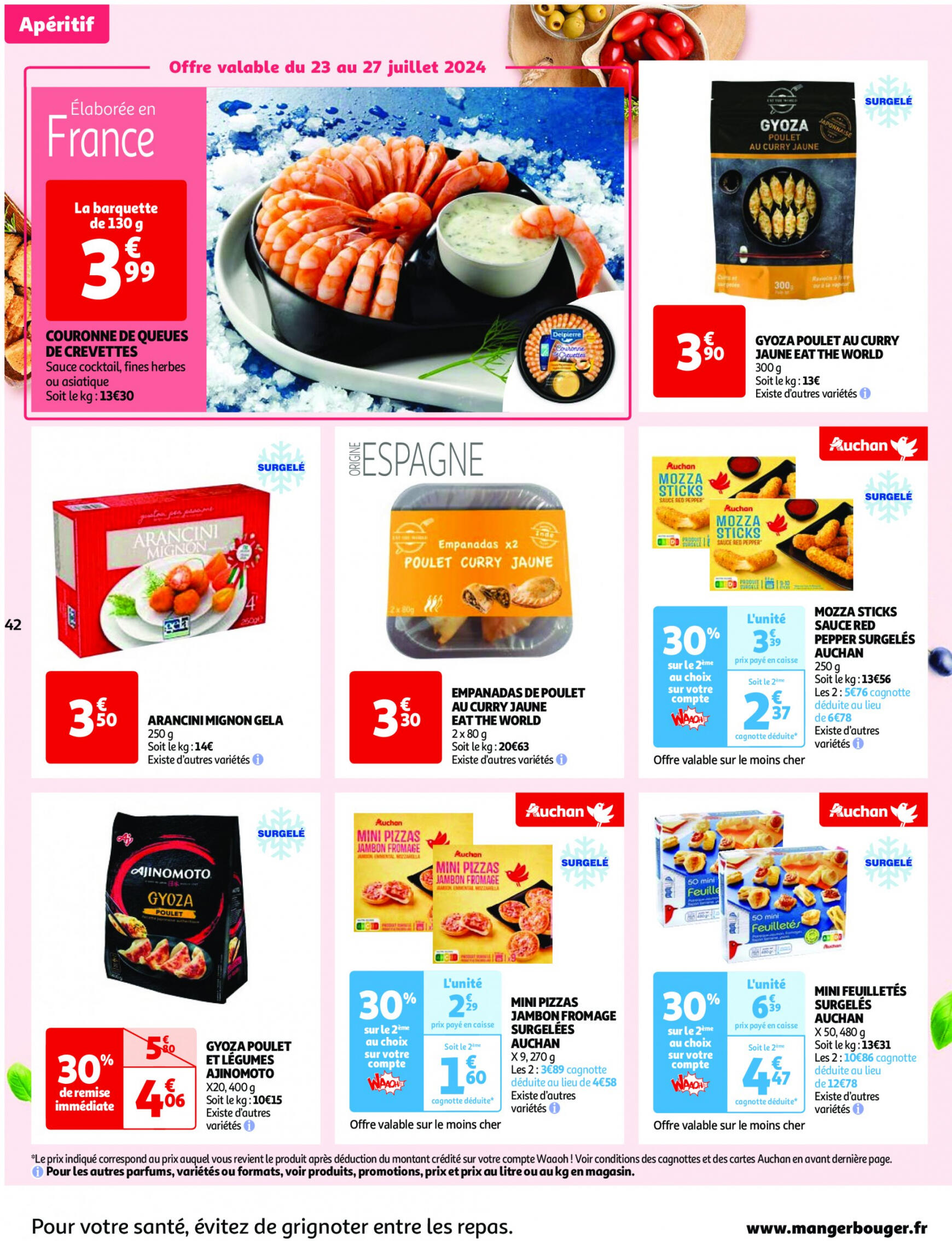 auchan - Prospectus Auchan actuel 23.07. - 29.07. - page: 42