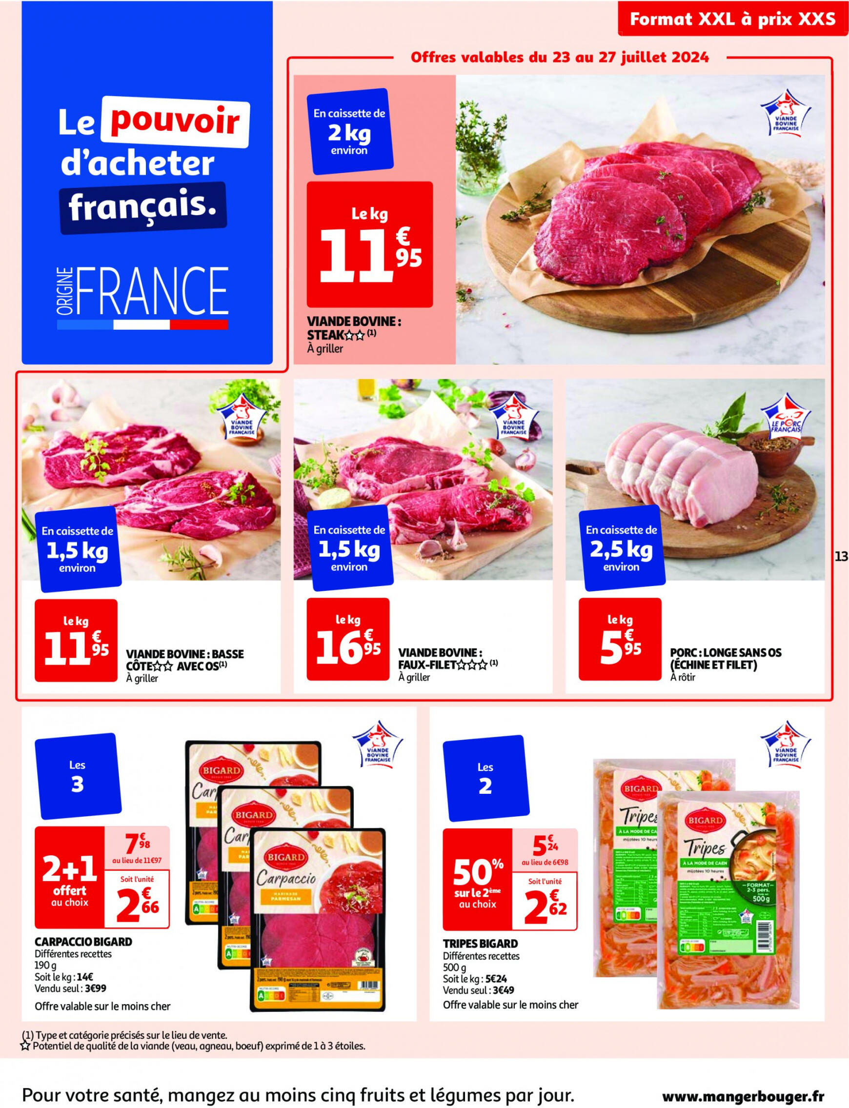 auchan - Prospectus Auchan actuel 23.07. - 29.07. - page: 13