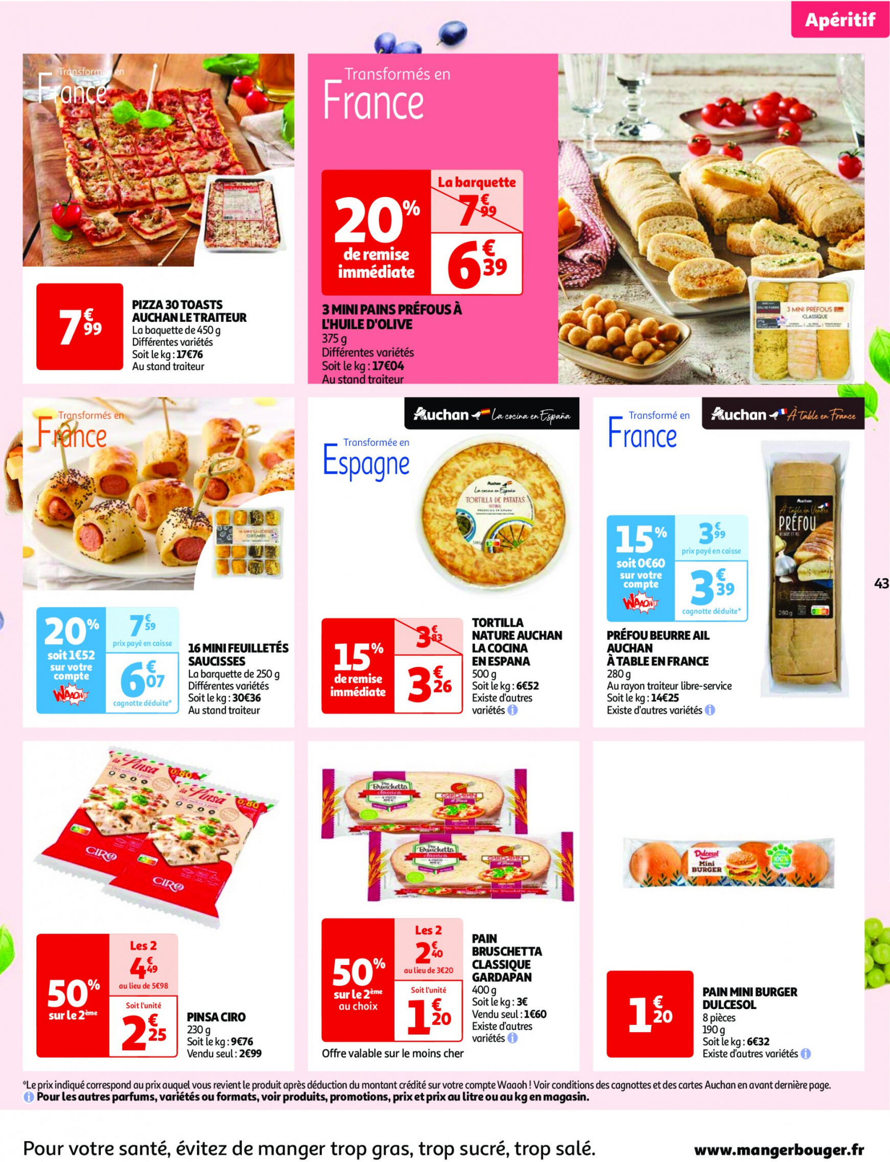 auchan - Prospectus Auchan actuel 23.07. - 29.07. - page: 43