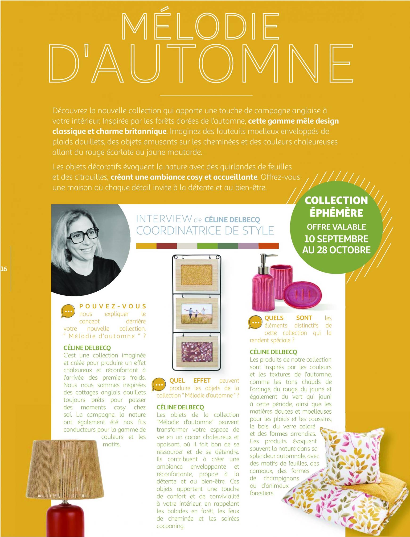 auchan - Catalogue Auchan - Collection Déco : Si bien chez soi valable dès 10.09. - 28.10. - page: 16