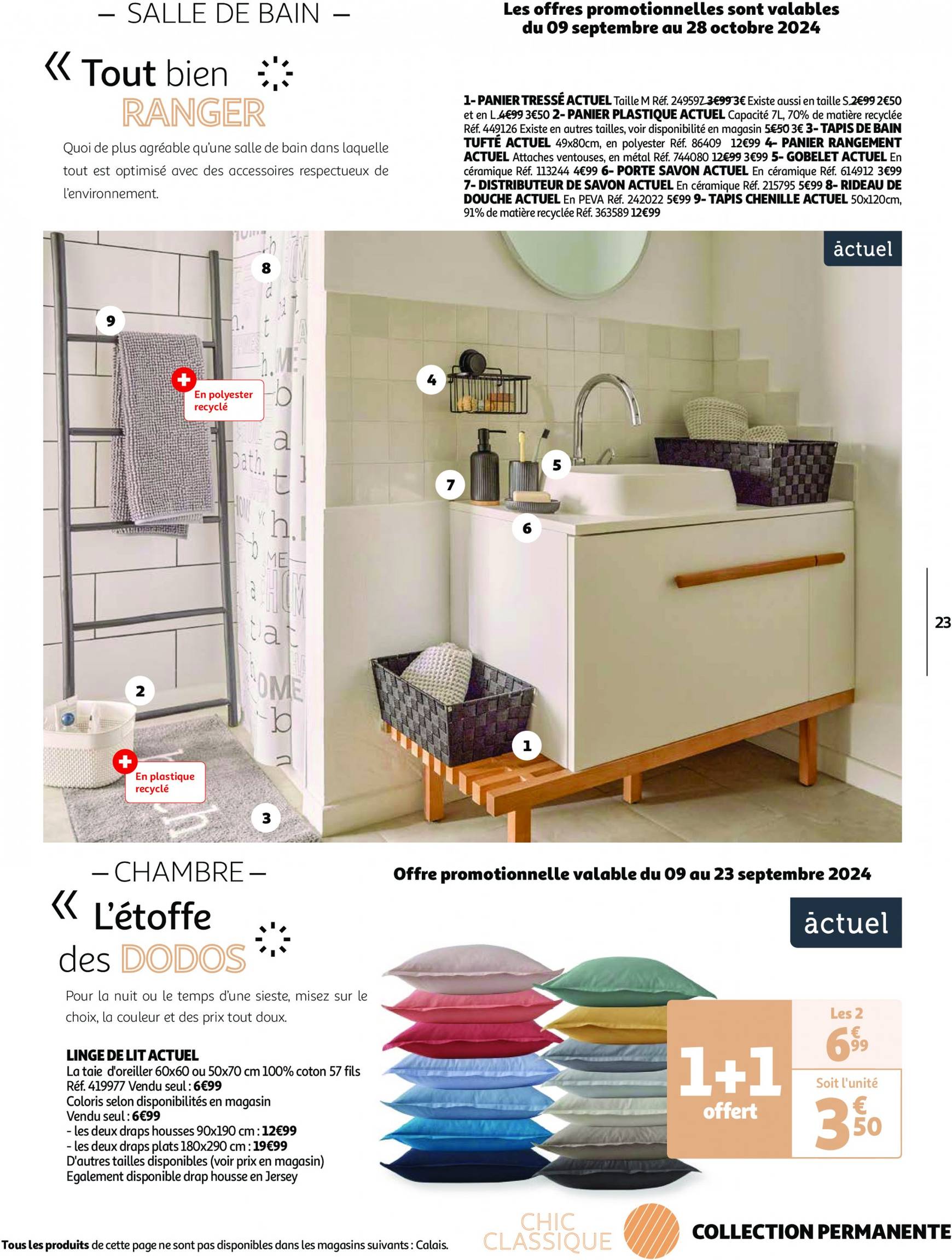 auchan - Catalogue Auchan - Collection Déco : Si bien chez soi valable dès 10.09. - 28.10. - page: 23