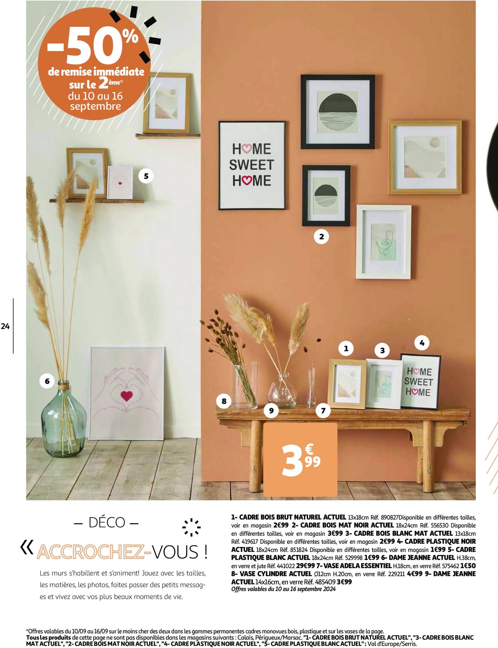 auchan - Catalogue Auchan - Collection Déco : Si bien chez soi valable dès 10.09. - 28.10. - page: 24