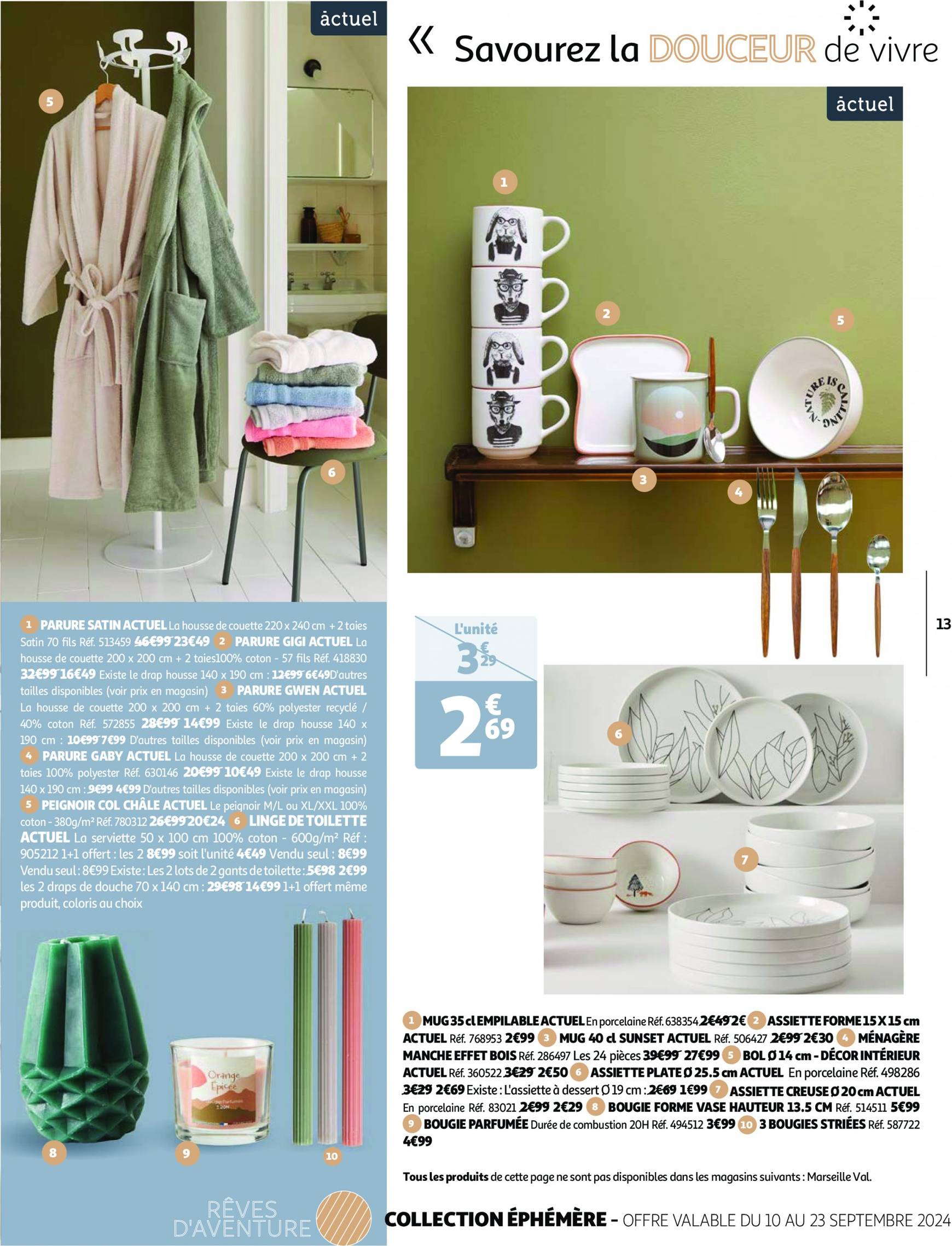 auchan - Catalogue Auchan - Collection Déco : Si bien chez soi valable dès 10.09. - 28.10. - page: 13