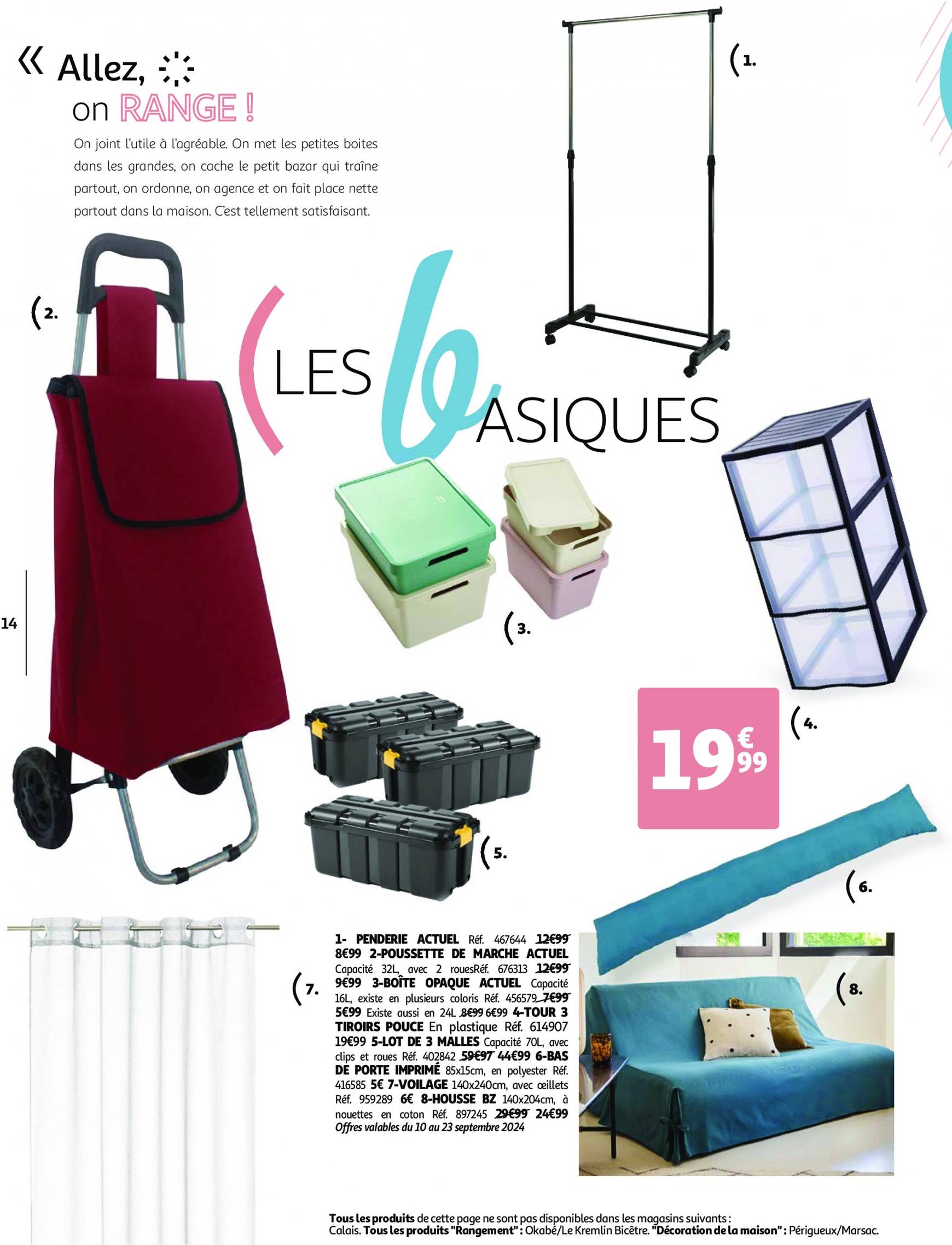 auchan - Catalogue Auchan - Collection Déco : Si bien chez soi valable dès 10.09. - 28.10. - page: 14