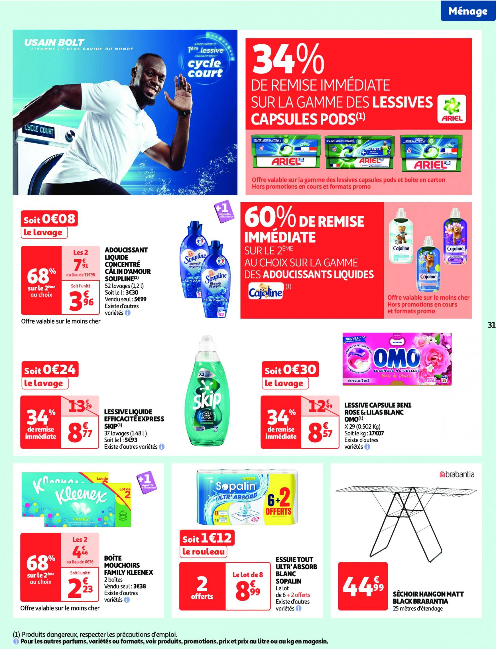 auchan - Catalogue Auchan supermarché - Les 50 offres essentielles, ça continue ! valable dès 10.09. - 15.09. - page: 31