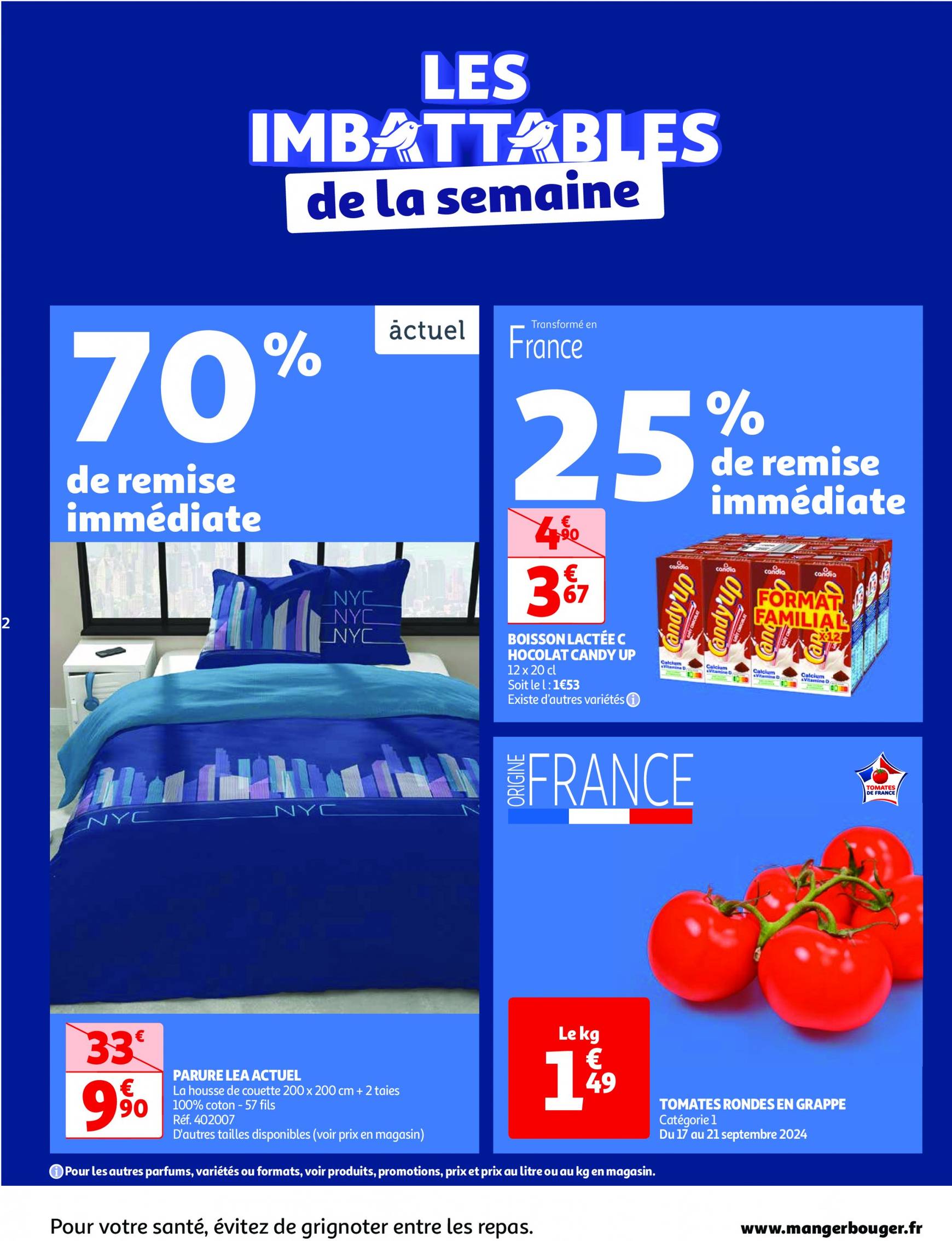 auchan - Catalogue Auchan - Septembre au top : 25 offres essentielles ! valable dès 17.09. - 23.09. - page: 2