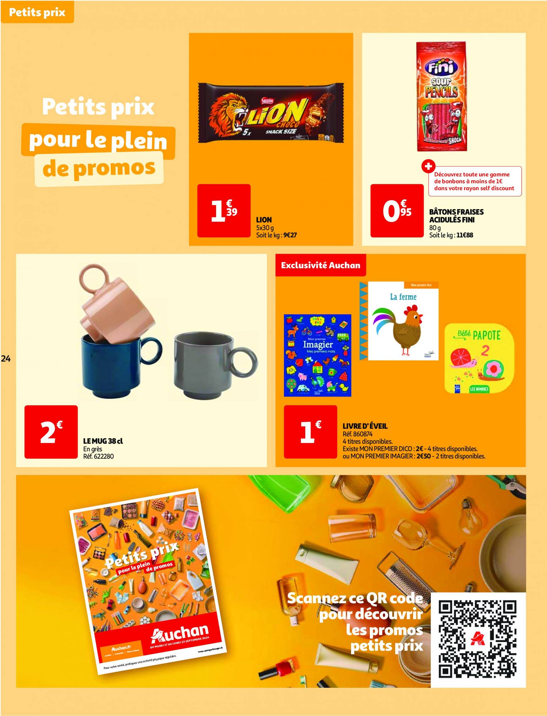 auchan - Catalogue Auchan - Septembre au top : 25 offres essentielles ! valable dès 17.09. - 23.09. - page: 24