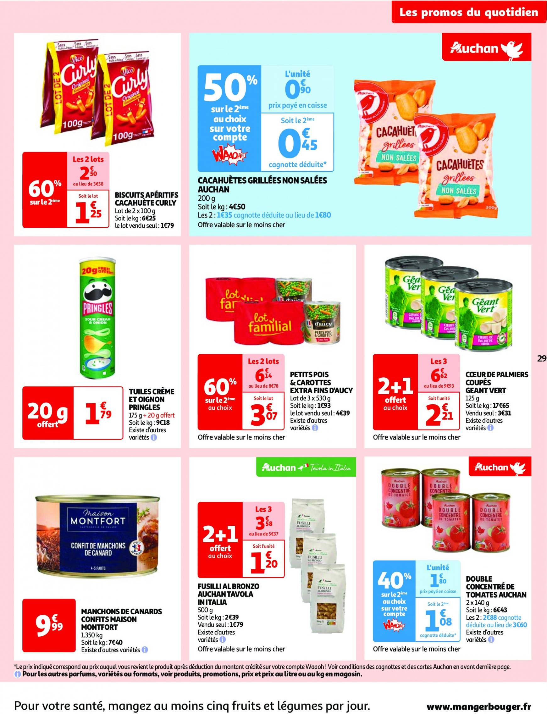 auchan - Catalogue Auchan - Septembre au top : 25 offres essentielles ! valable dès 17.09. - 23.09. - page: 29