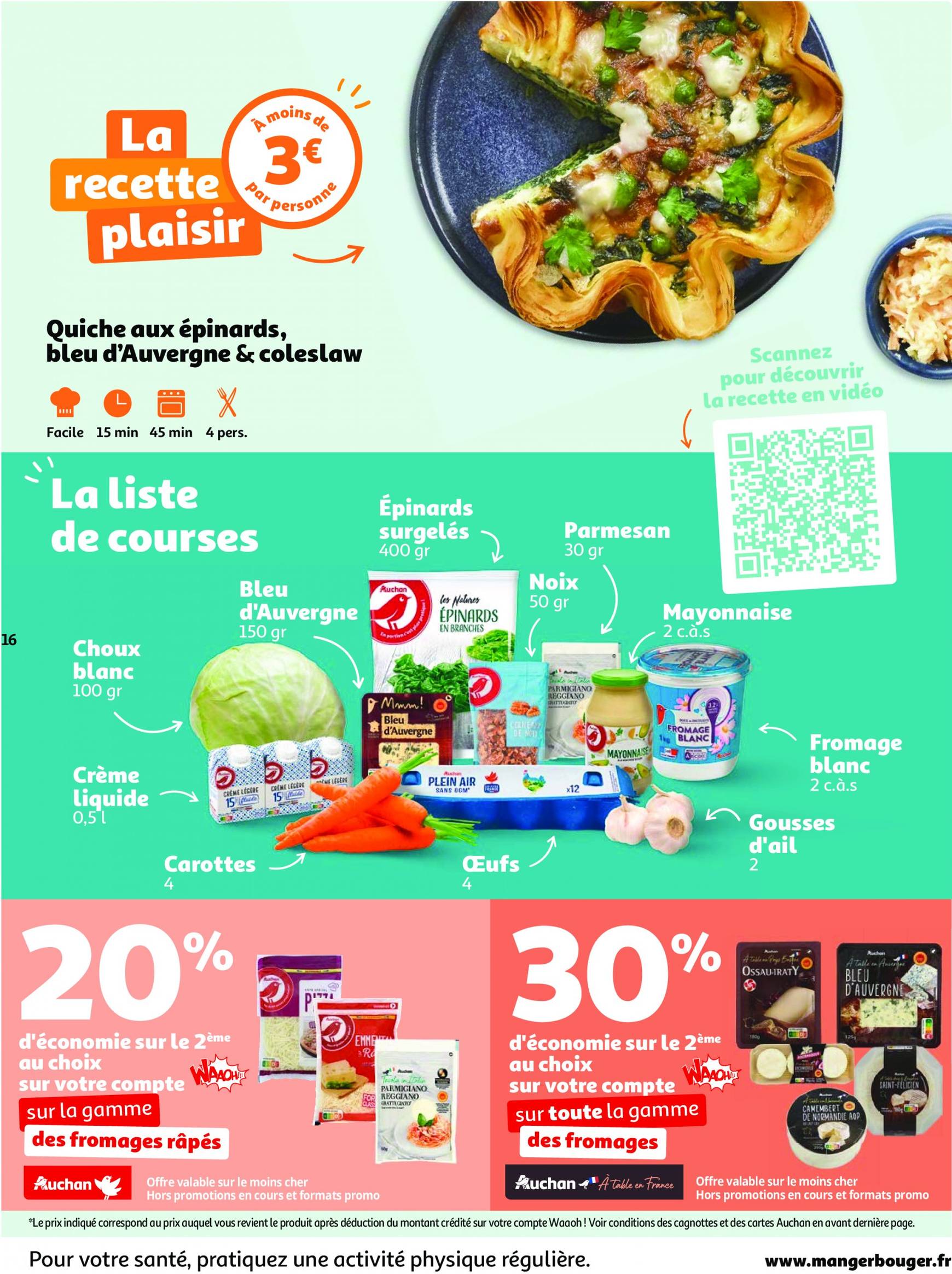 auchan - Catalogue Auchan - Septembre au top : 25 offres essentielles ! valable dès 17.09. - 23.09. - page: 16