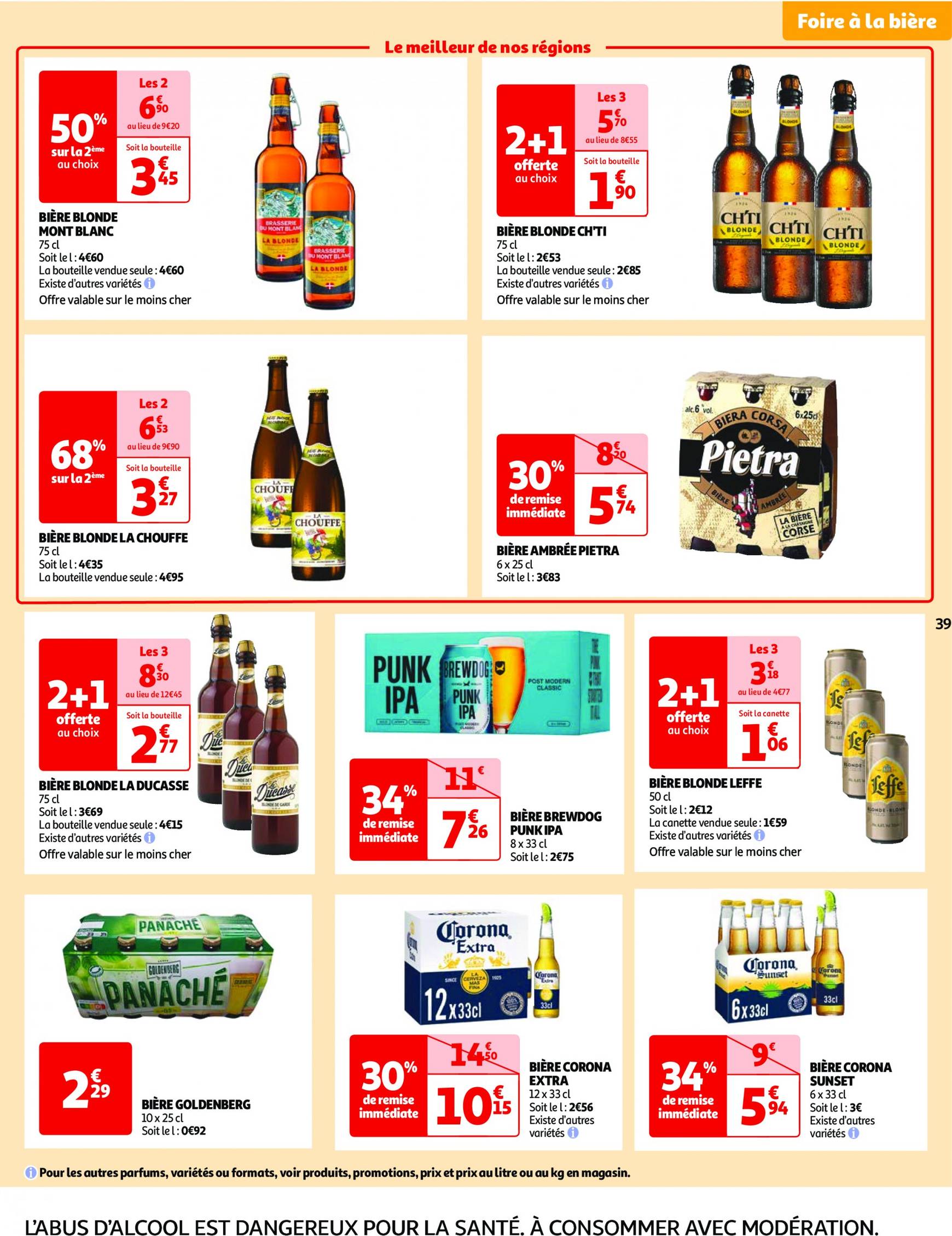 auchan - Catalogue Auchan - Septembre au top : 25 offres essentielles ! valable dès 17.09. - 23.09. - page: 39