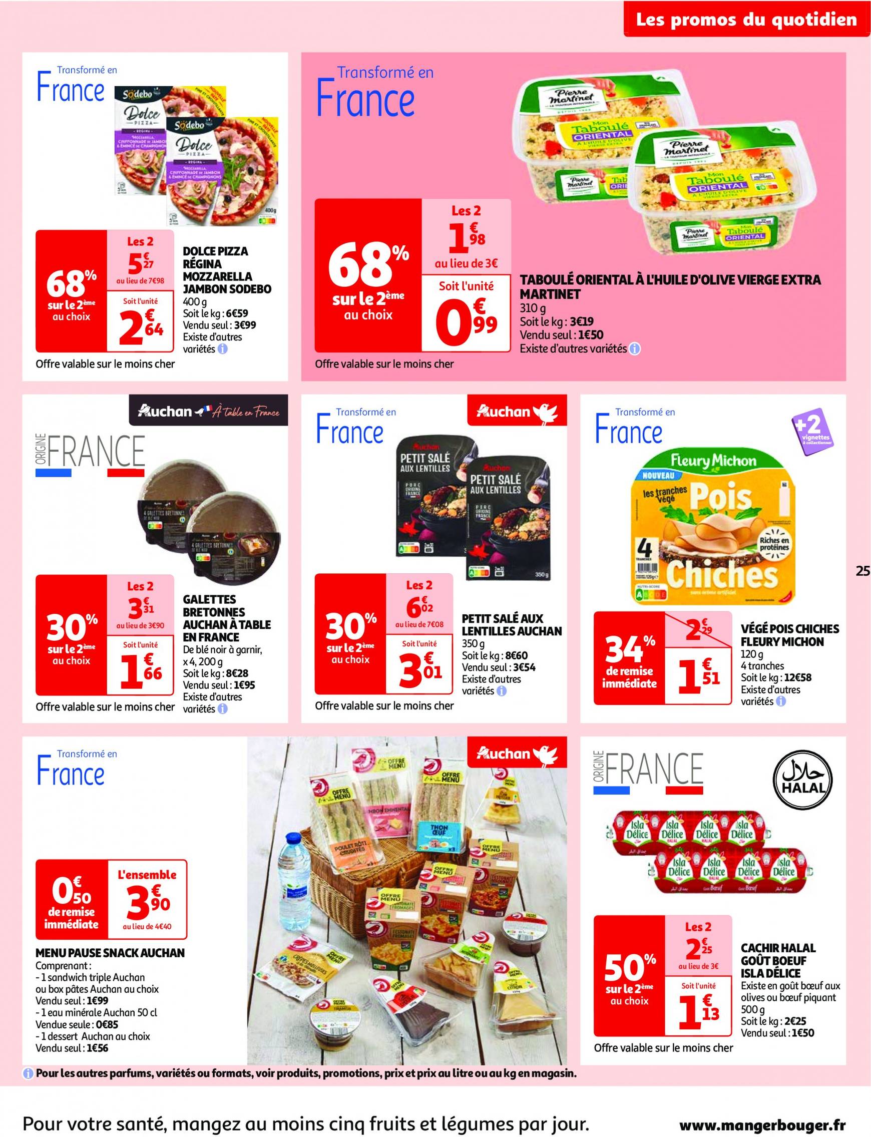 auchan - Catalogue Auchan - Septembre au top : 25 offres essentielles ! valable dès 17.09. - 23.09. - page: 25