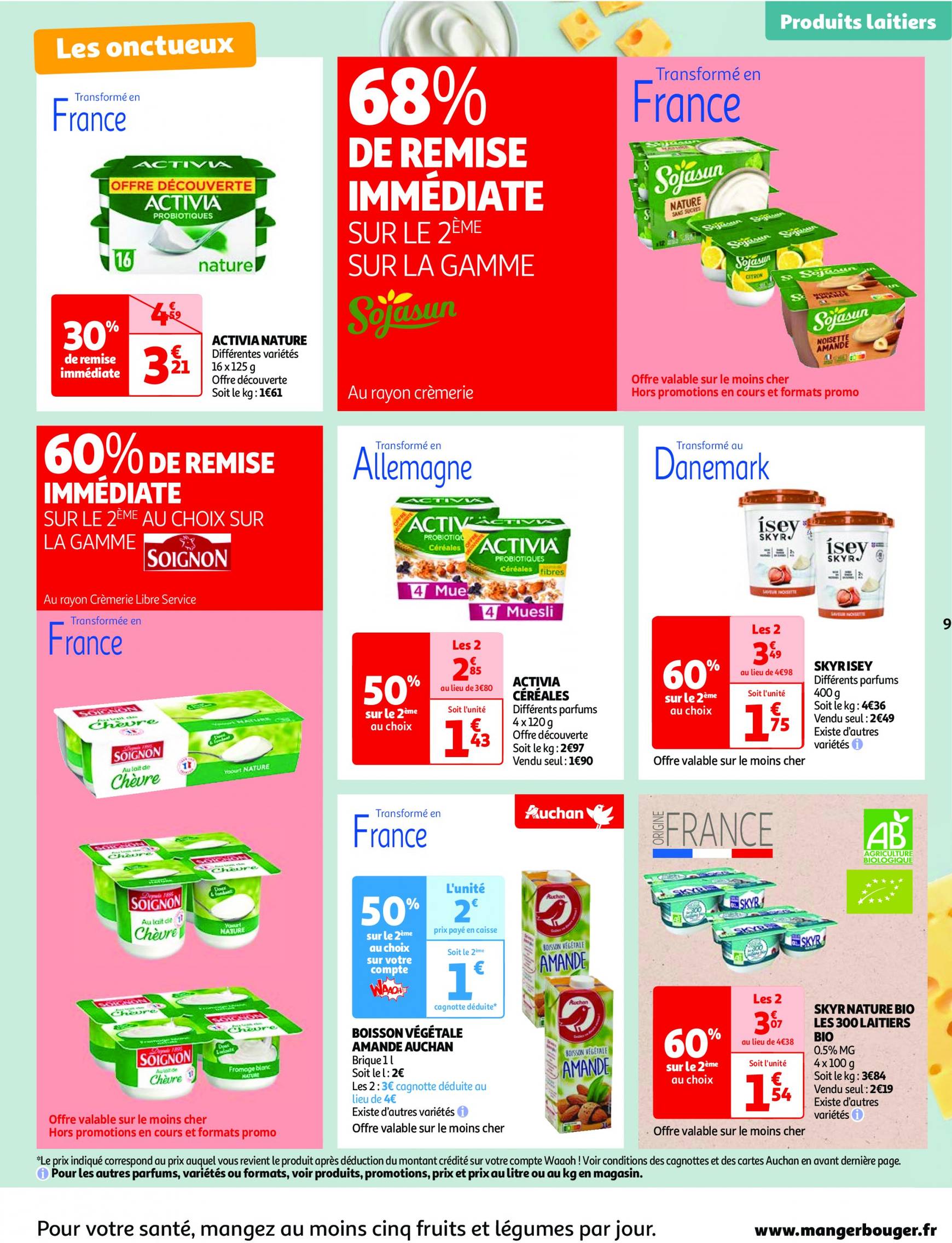 auchan - Catalogue Auchan - Septembre au top : 25 offres essentielles ! valable dès 17.09. - 23.09. - page: 9