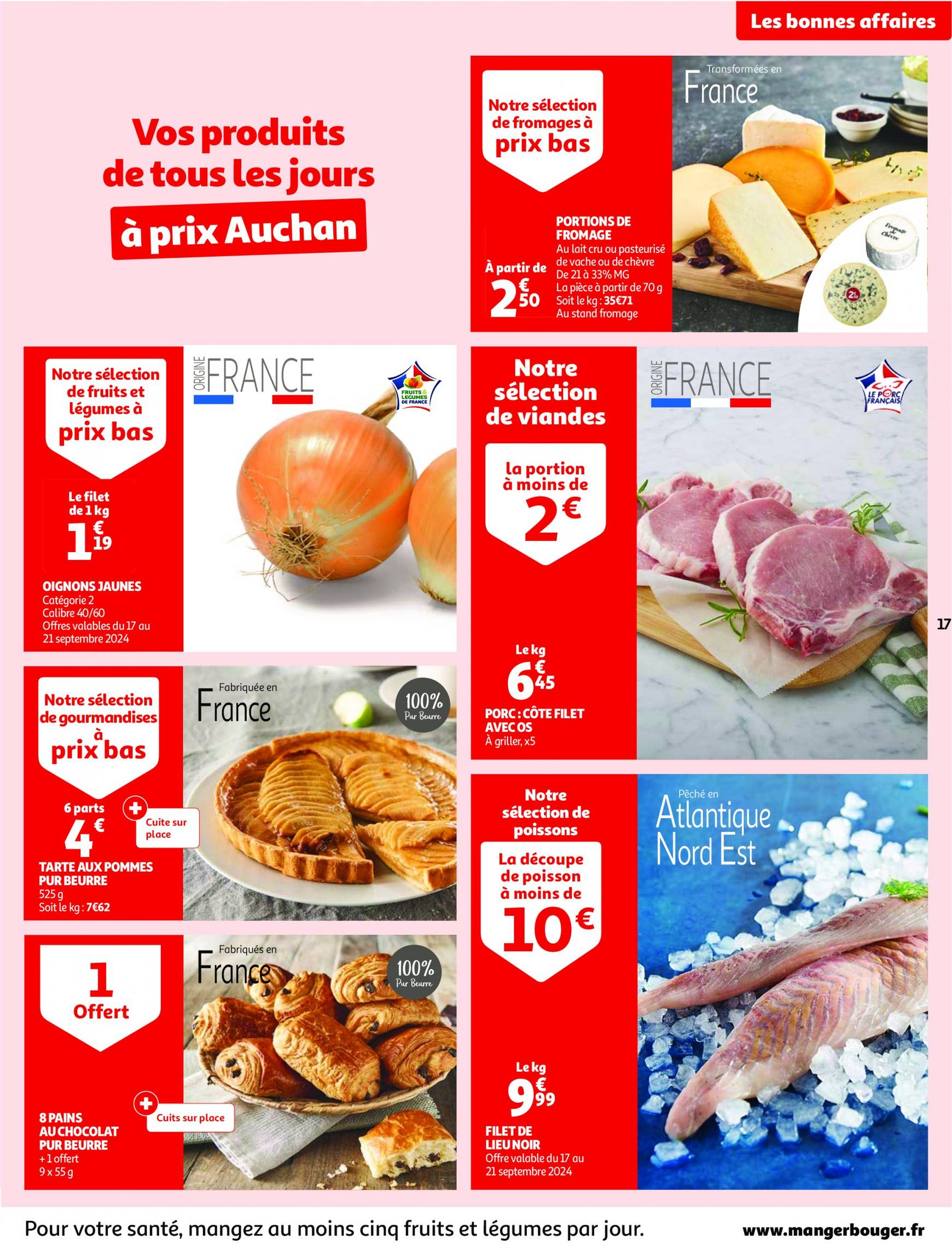 auchan - Catalogue Auchan - Septembre au top : 25 offres essentielles ! valable dès 17.09. - 23.09. - page: 17