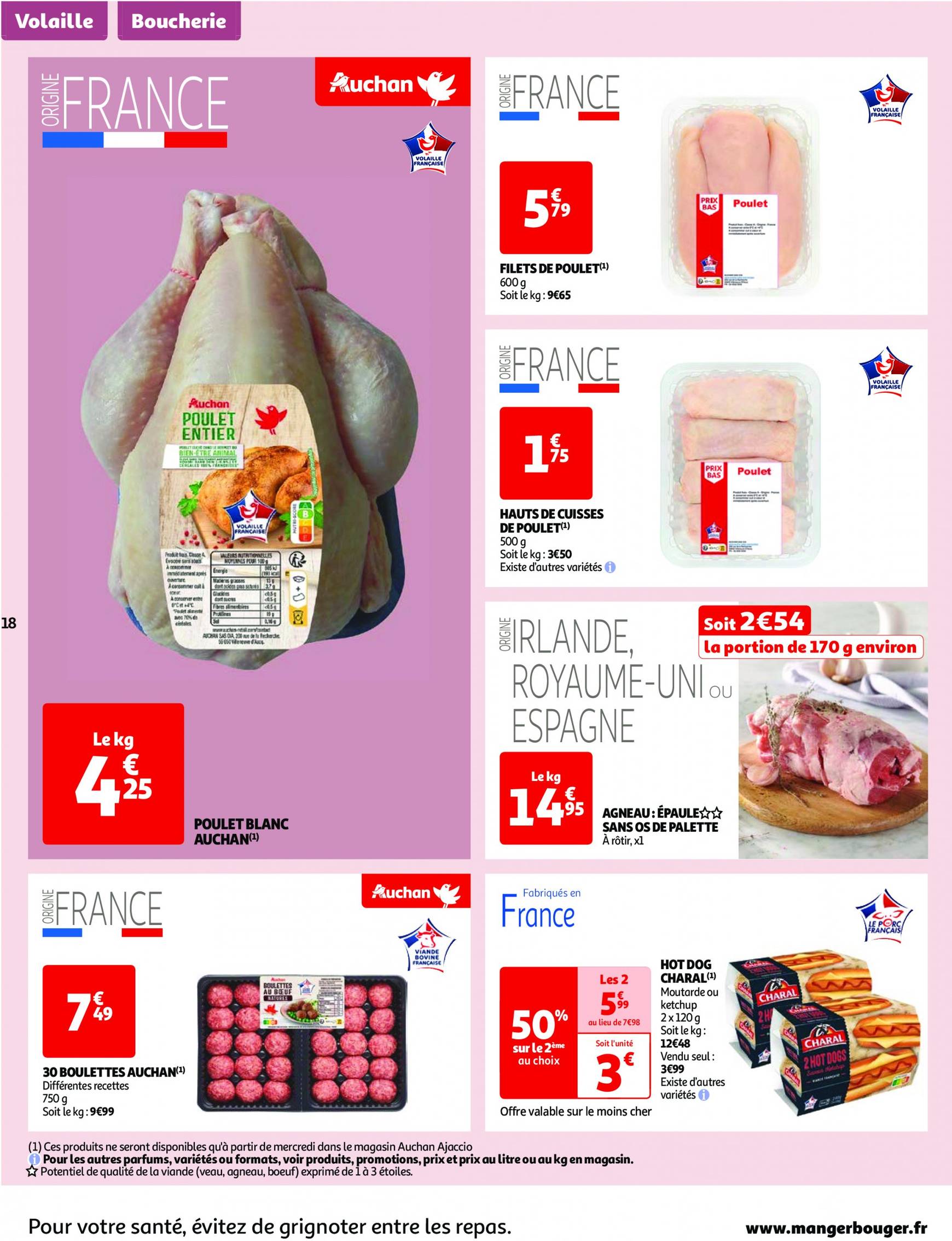 auchan - Catalogue Auchan - Septembre au top : 25 offres essentielles ! valable dès 17.09. - 23.09. - page: 18