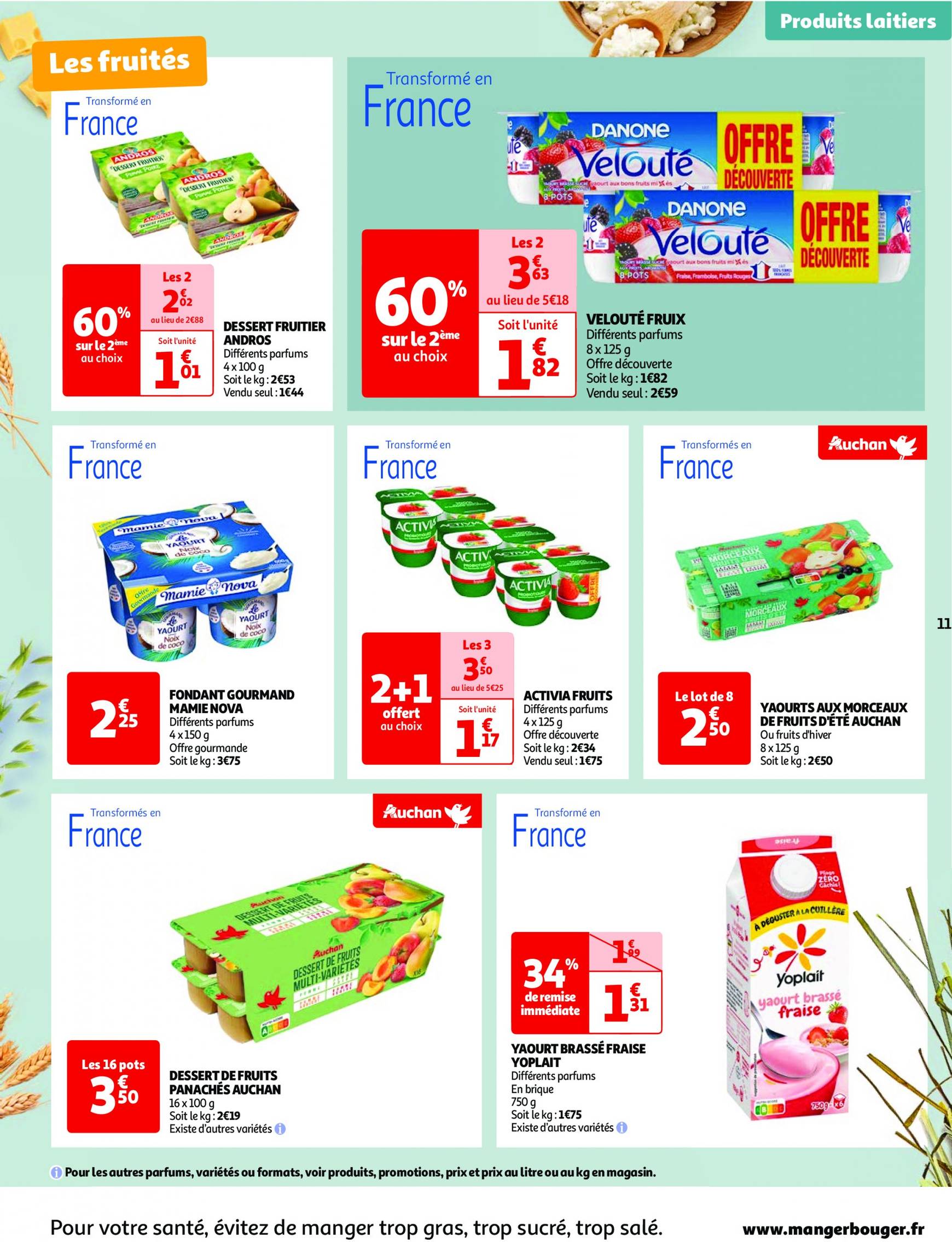 auchan - Catalogue Auchan - Septembre au top : 25 offres essentielles ! valable dès 17.09. - 23.09. - page: 11