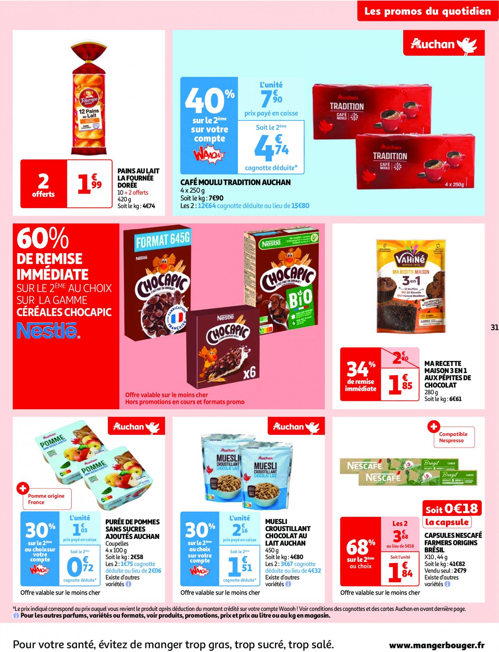 auchan - Catalogue Auchan - Septembre au top : 25 offres essentielles ! valable dès 17.09. - 23.09. - page: 31