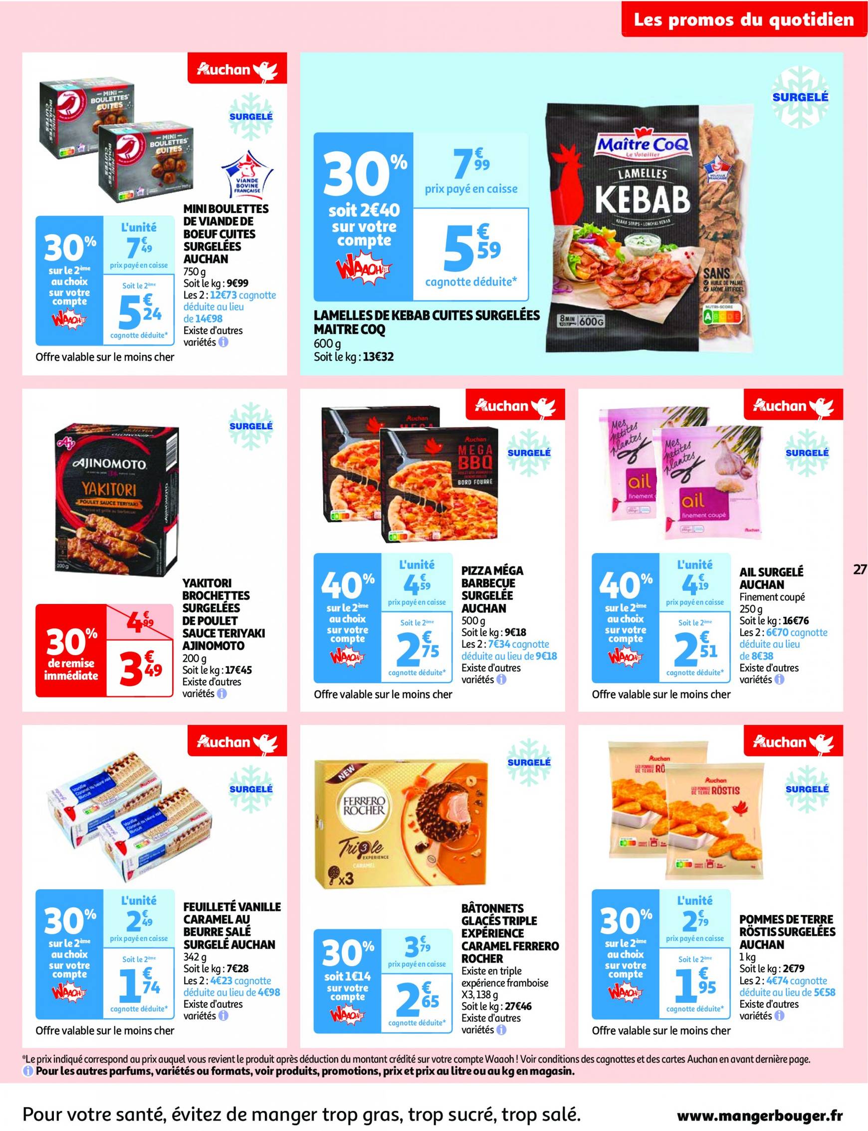 auchan - Catalogue Auchan - Septembre au top : 25 offres essentielles ! valable dès 17.09. - 23.09. - page: 27