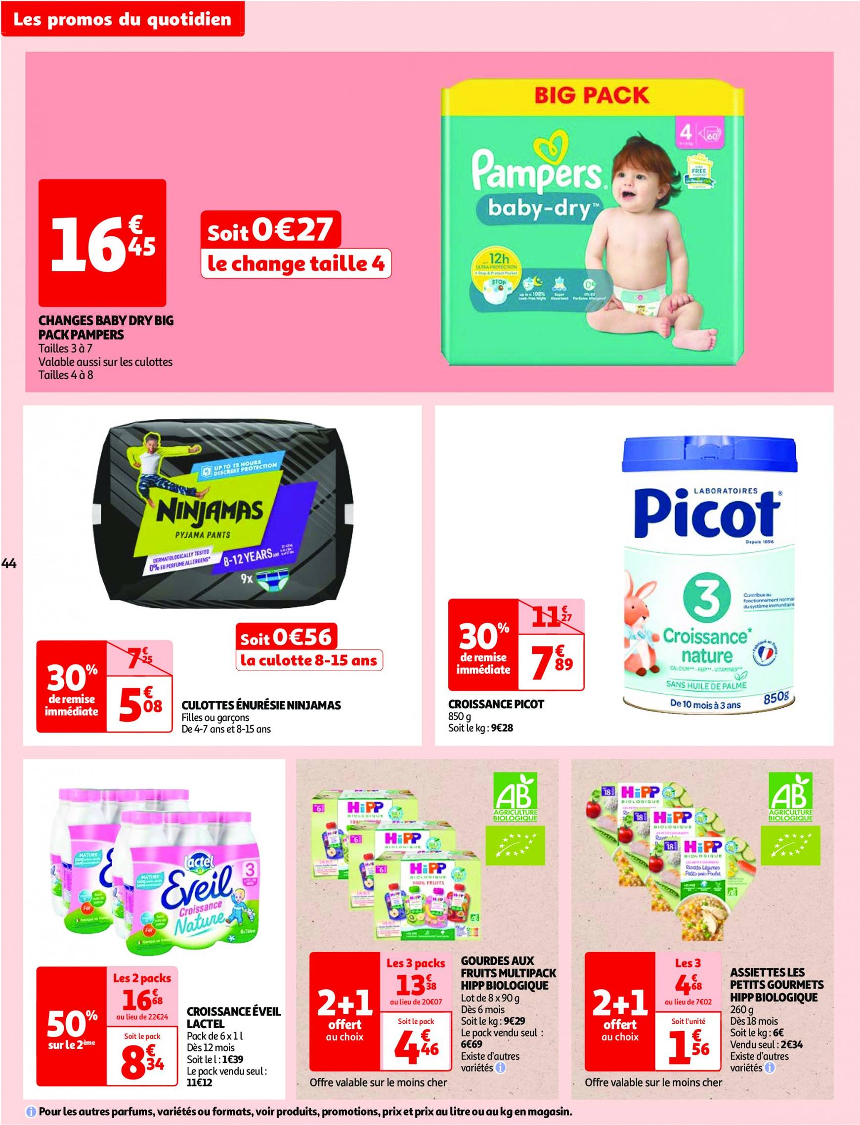 auchan - Catalogue Auchan - Septembre au top : 25 offres essentielles ! valable dès 17.09. - 23.09. - page: 44