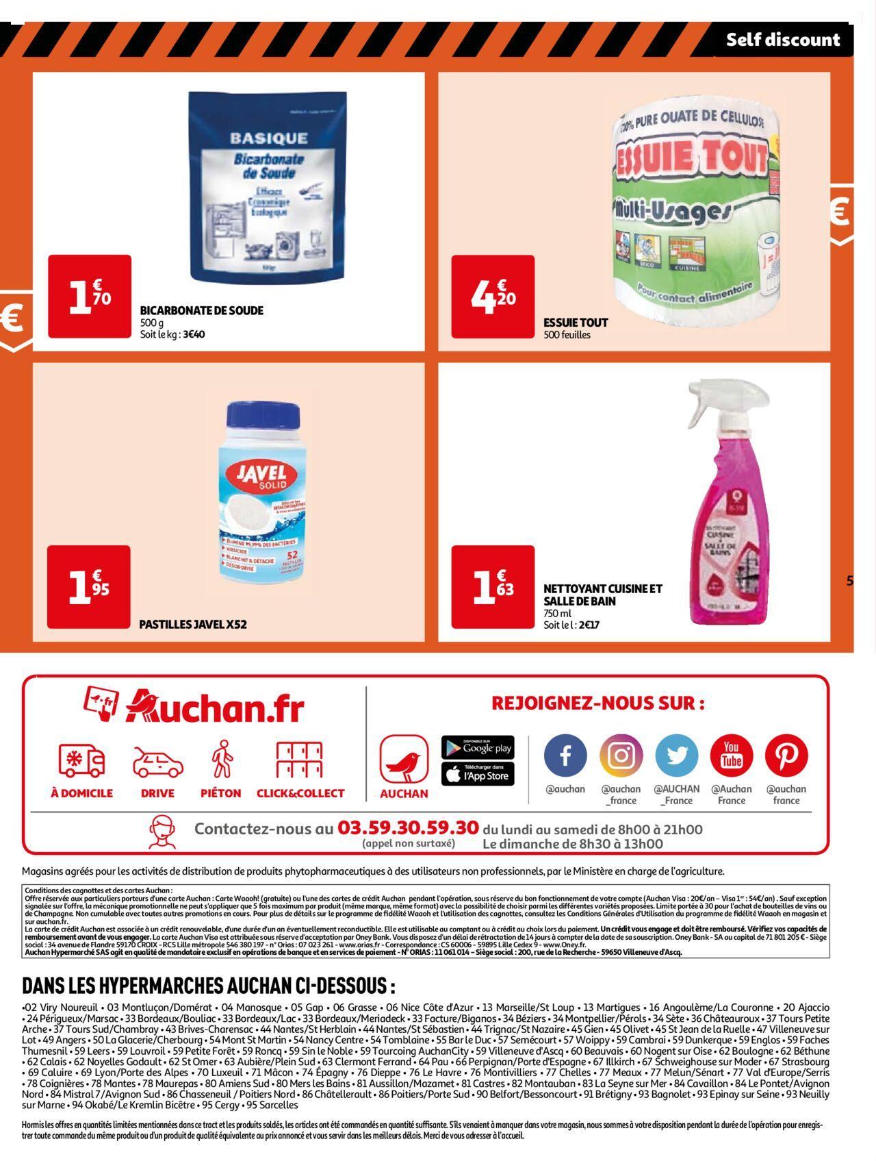 auchan - Auchan Vos courses du quotidien à prix discount à partir du 15/10/2024 - 21/10/2024 - page: 5