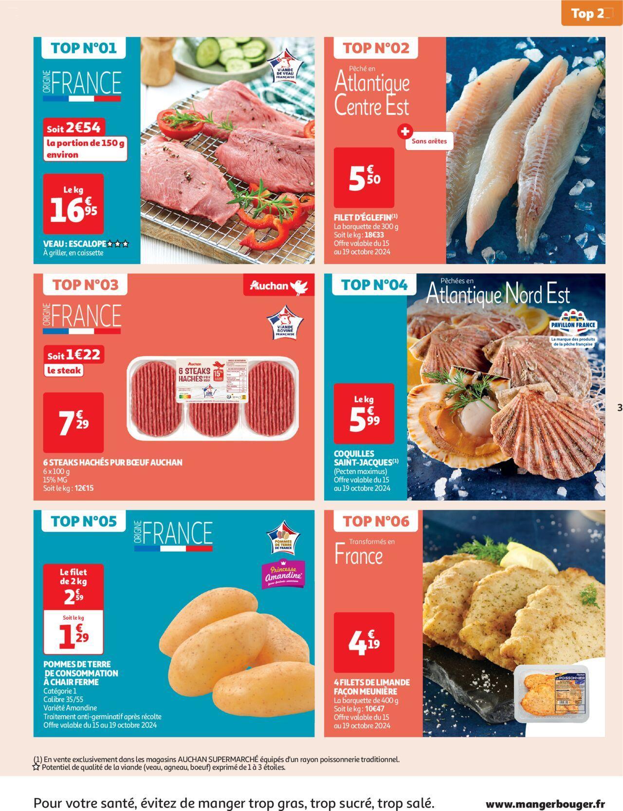 auchan - Auchan Faites le plein de promos dans votre super à partir du 15/10/2024 - 20/10/2024 - page: 3