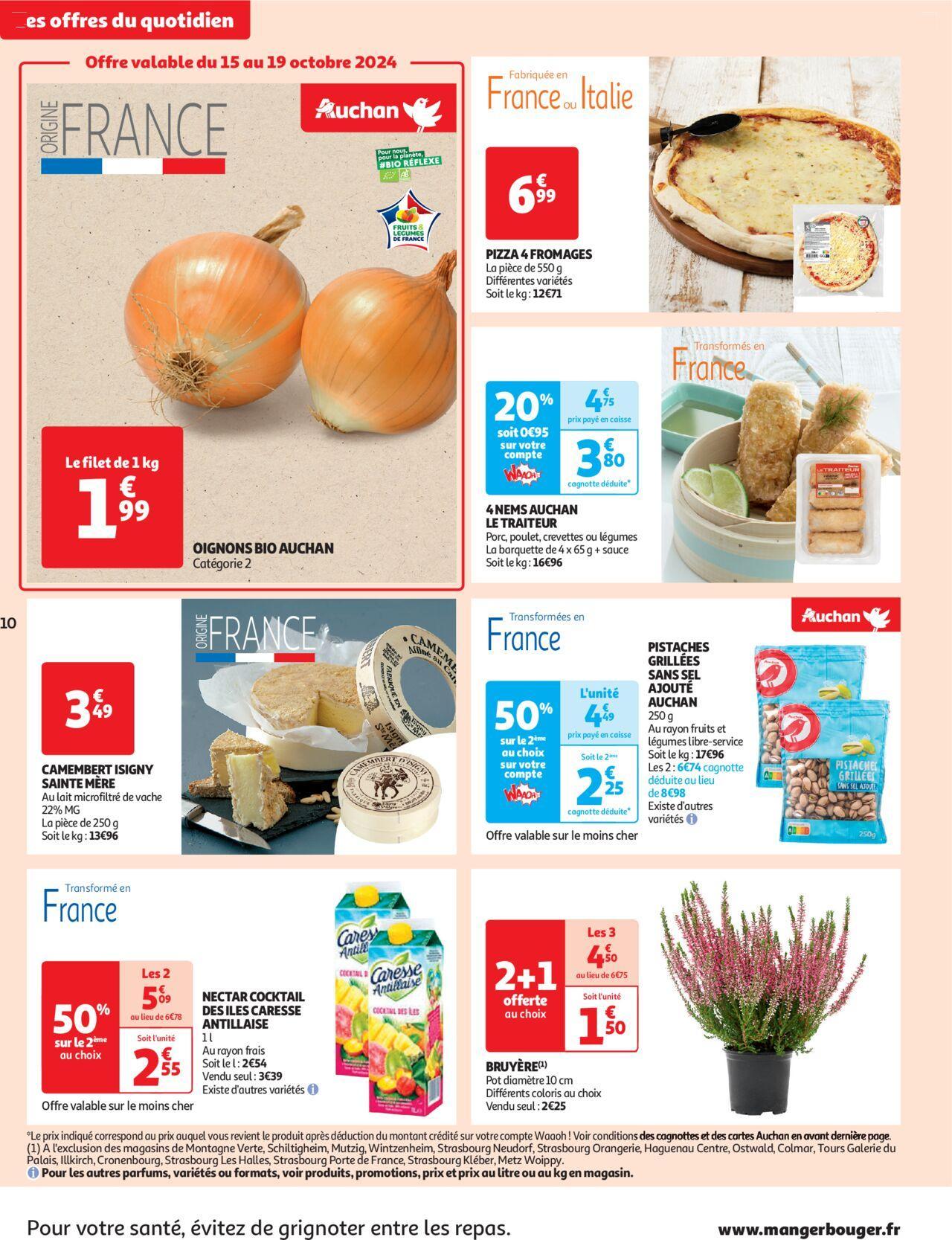 auchan - Auchan Faites le plein de promos dans votre super à partir du 15/10/2024 - 20/10/2024 - page: 10