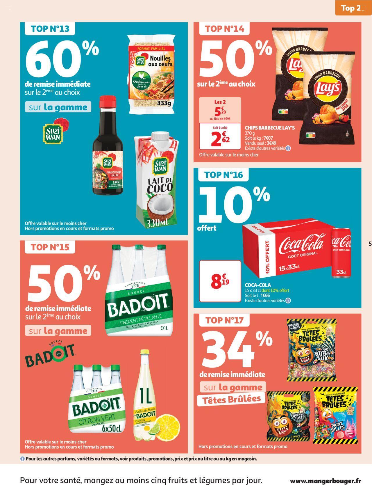 auchan - Auchan Faites le plein de promos dans votre super à partir du 15/10/2024 - 20/10/2024 - page: 5