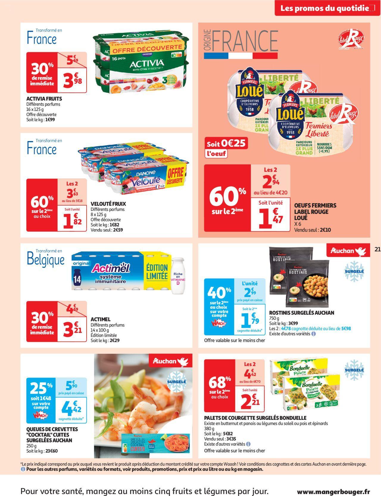 auchan - Auchan Faites le plein de promos dans votre super à partir du 15/10/2024 - 20/10/2024 - page: 21