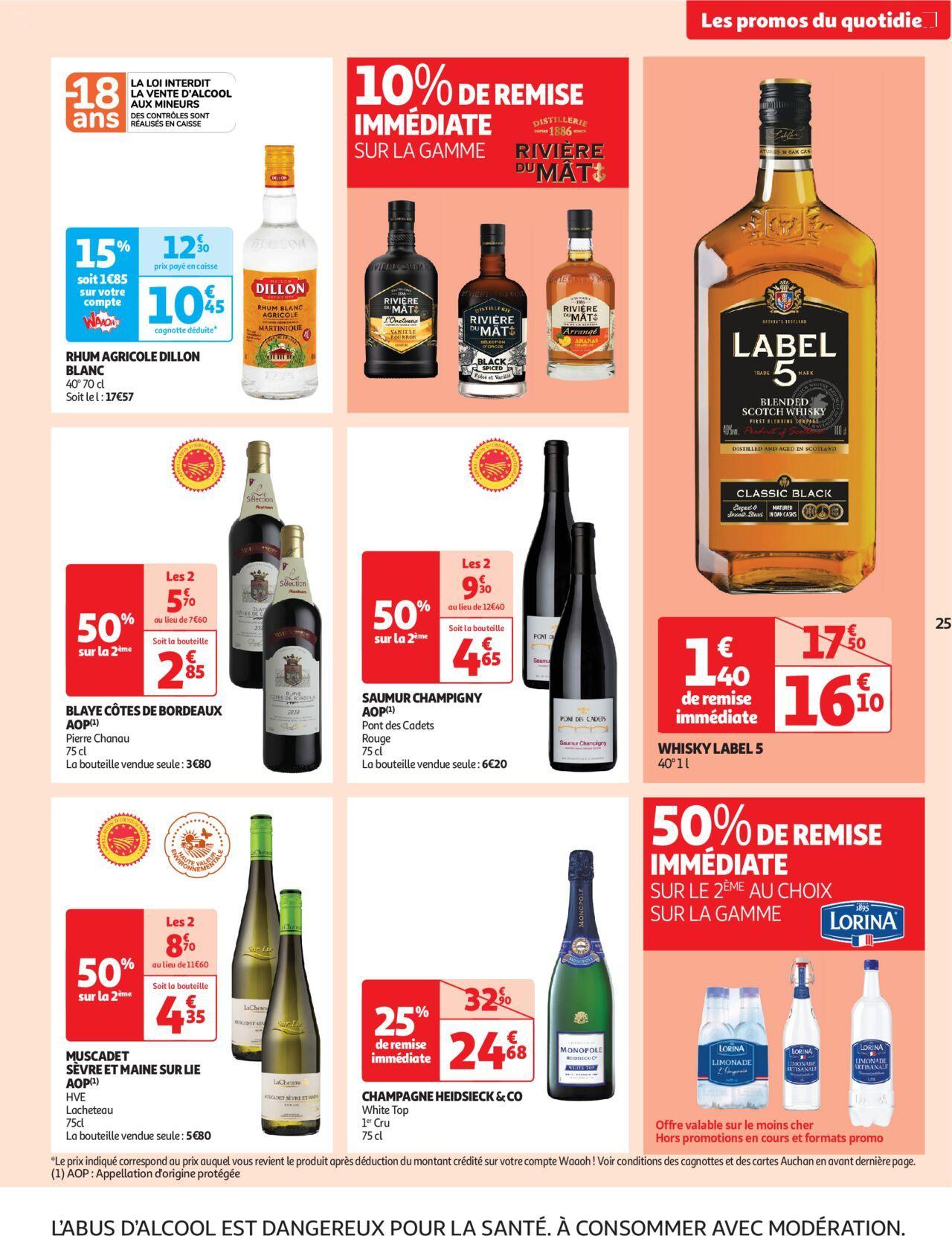 auchan - Auchan Faites le plein de promos dans votre super à partir du 15/10/2024 - 20/10/2024 - page: 25