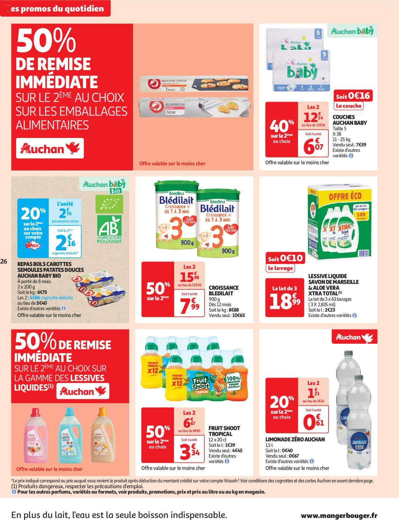 auchan - Auchan Faites le plein de promos dans votre super à partir du 15/10/2024 - 20/10/2024 - page: 26