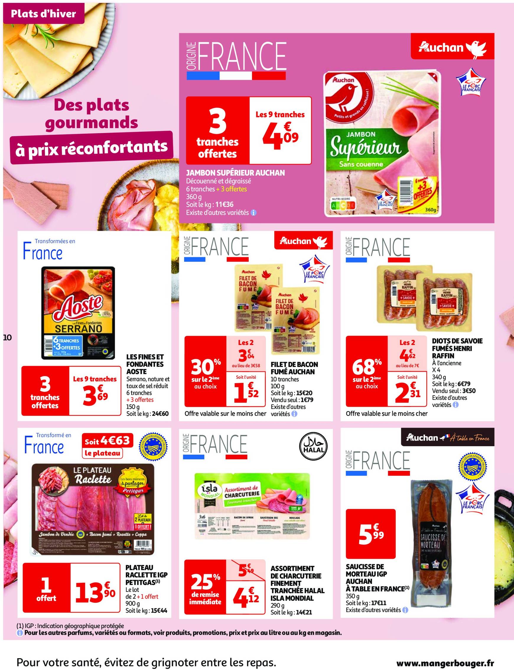 auchan - Catalogue Auchan - Une semaine d'offres à prix cassés valable dès 22.10. - 28.10. - page: 10