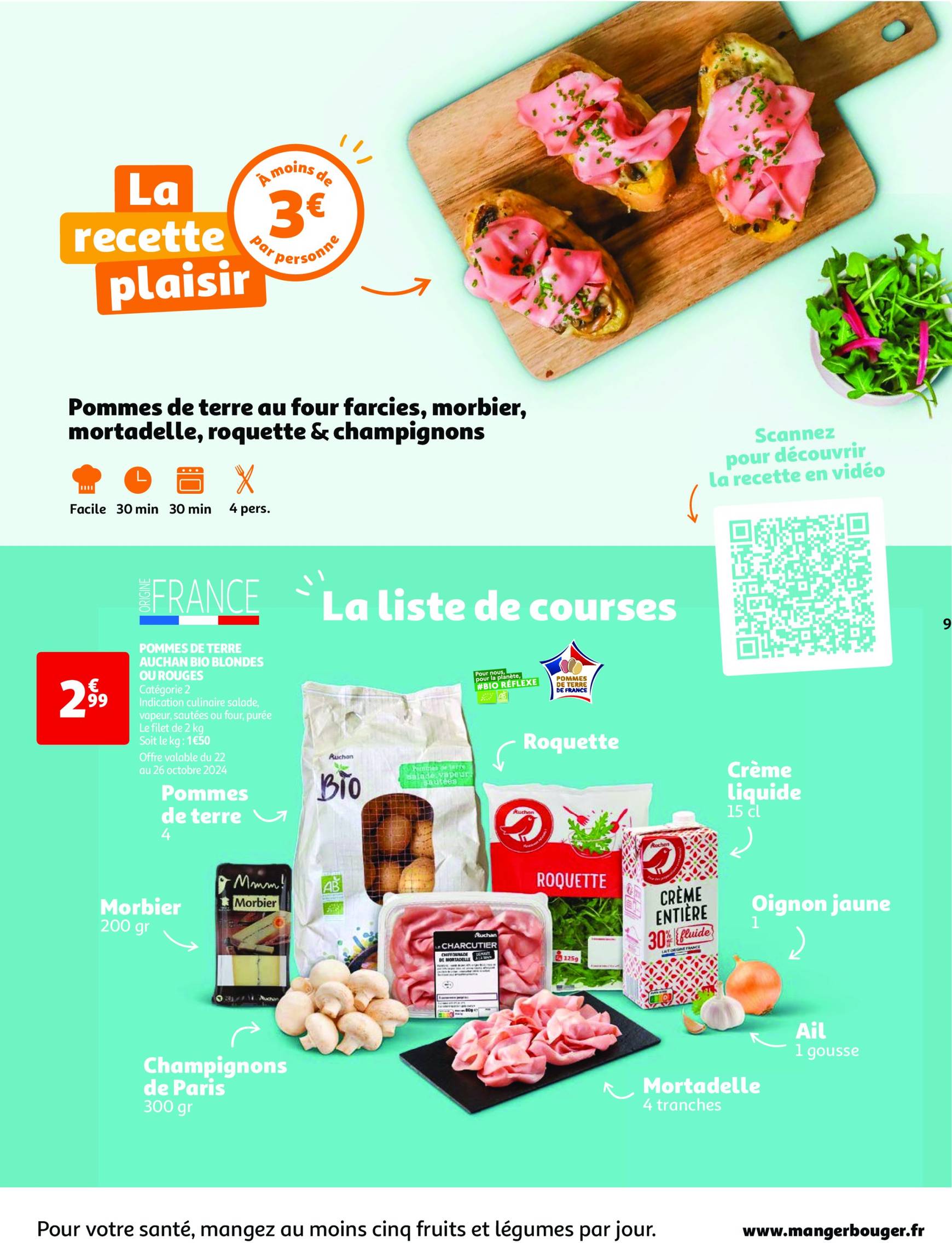 auchan - Catalogue Auchan - Une semaine d'offres à prix cassés valable dès 22.10. - 28.10. - page: 9