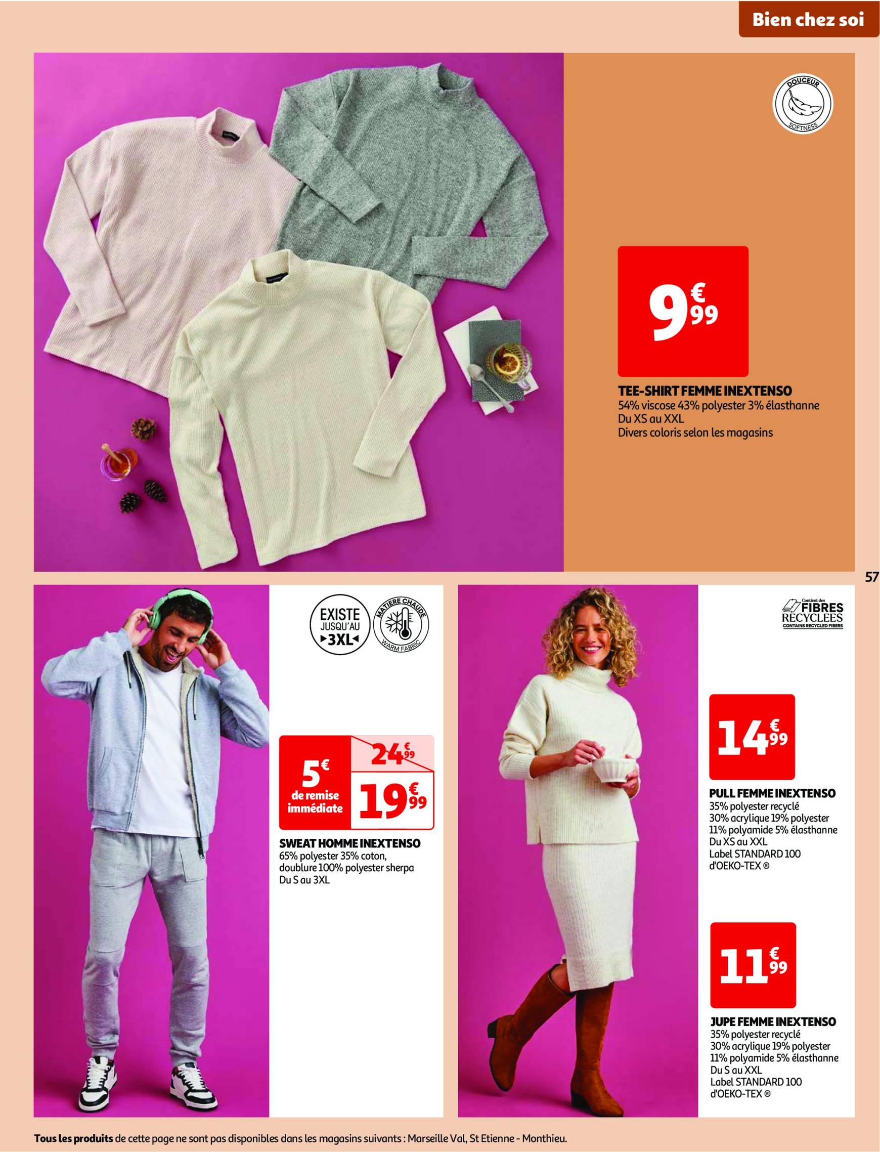 auchan - Catalogue Auchan - Une semaine d'offres à prix cassés valable dès 22.10. - 28.10. - page: 57