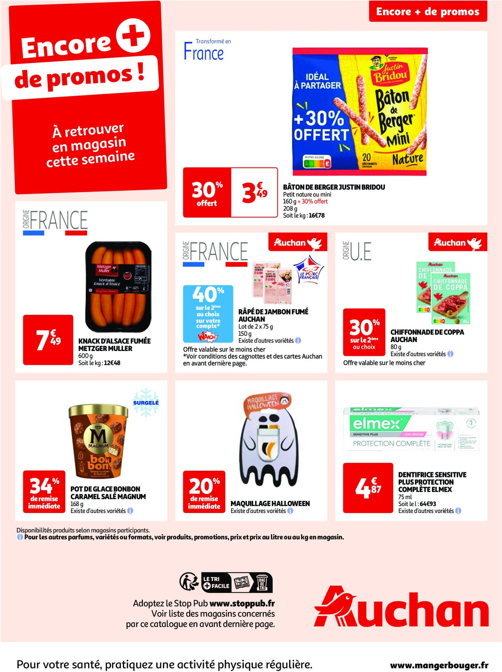 auchan - Catalogue Auchan - Une semaine d'offres à prix cassés valable dès 22.10. - 28.10. - page: 69