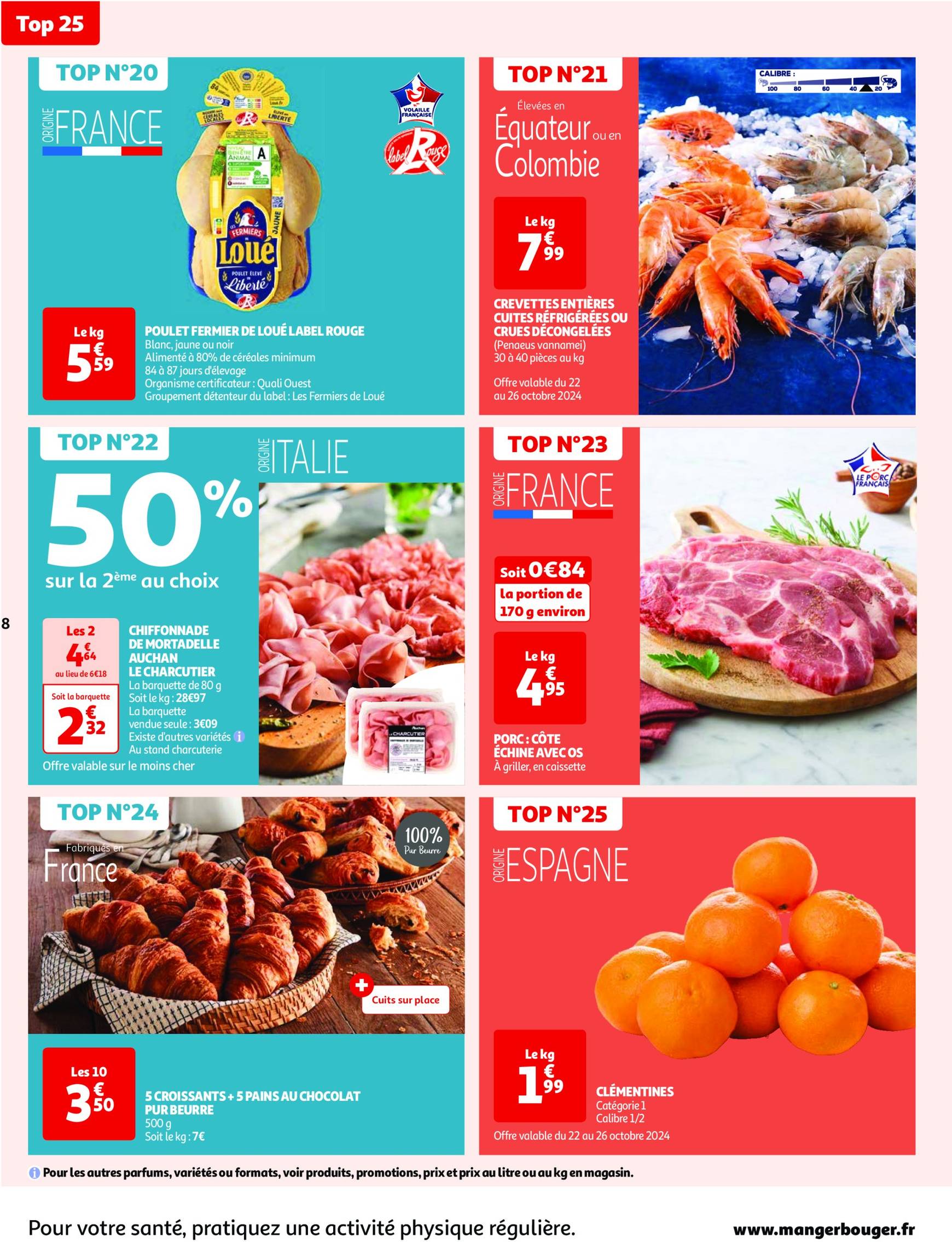 auchan - Catalogue Auchan - Une semaine d'offres à prix cassés valable dès 22.10. - 28.10. - page: 8