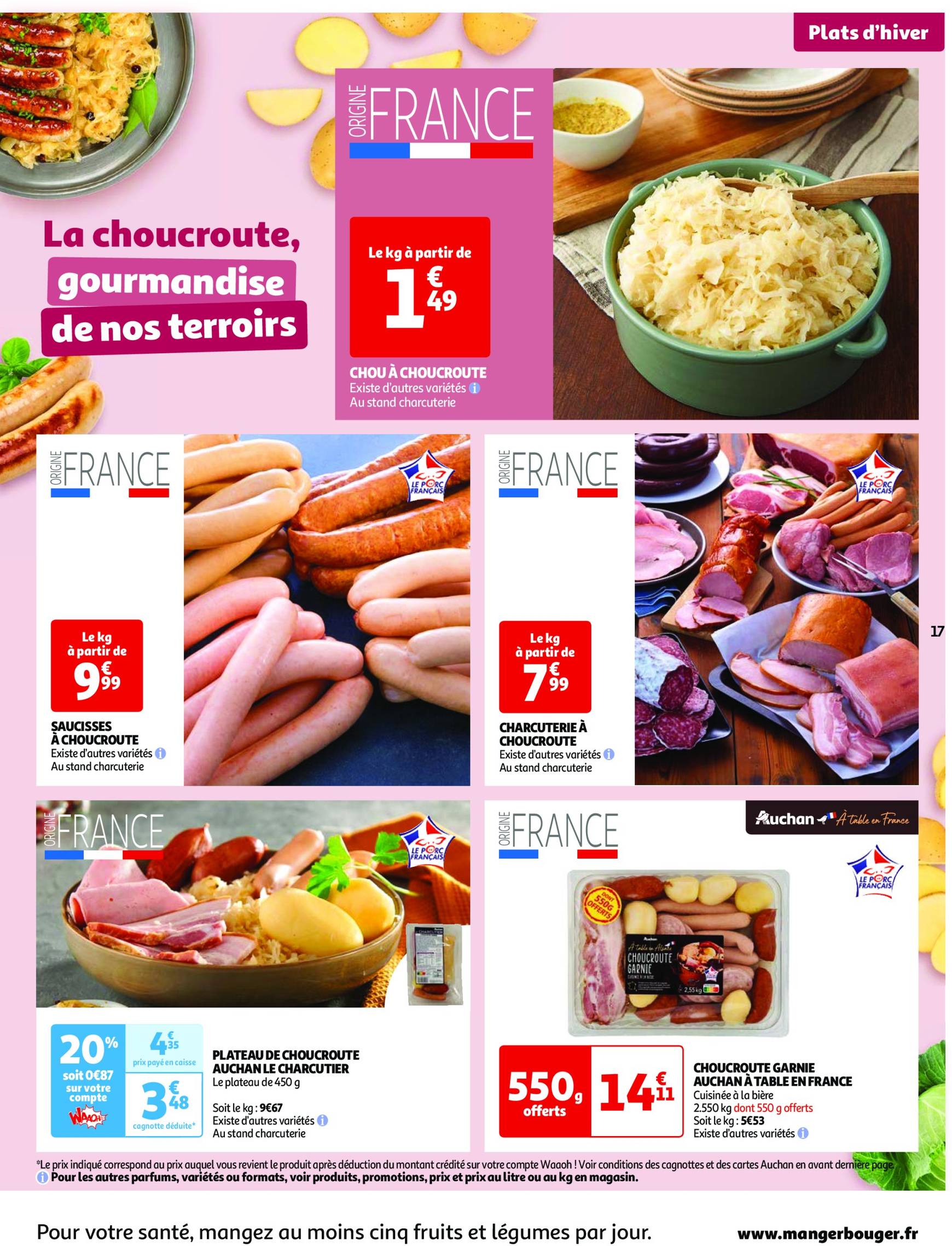 auchan - Catalogue Auchan - Une semaine d'offres à prix cassés valable dès 22.10. - 28.10. - page: 17