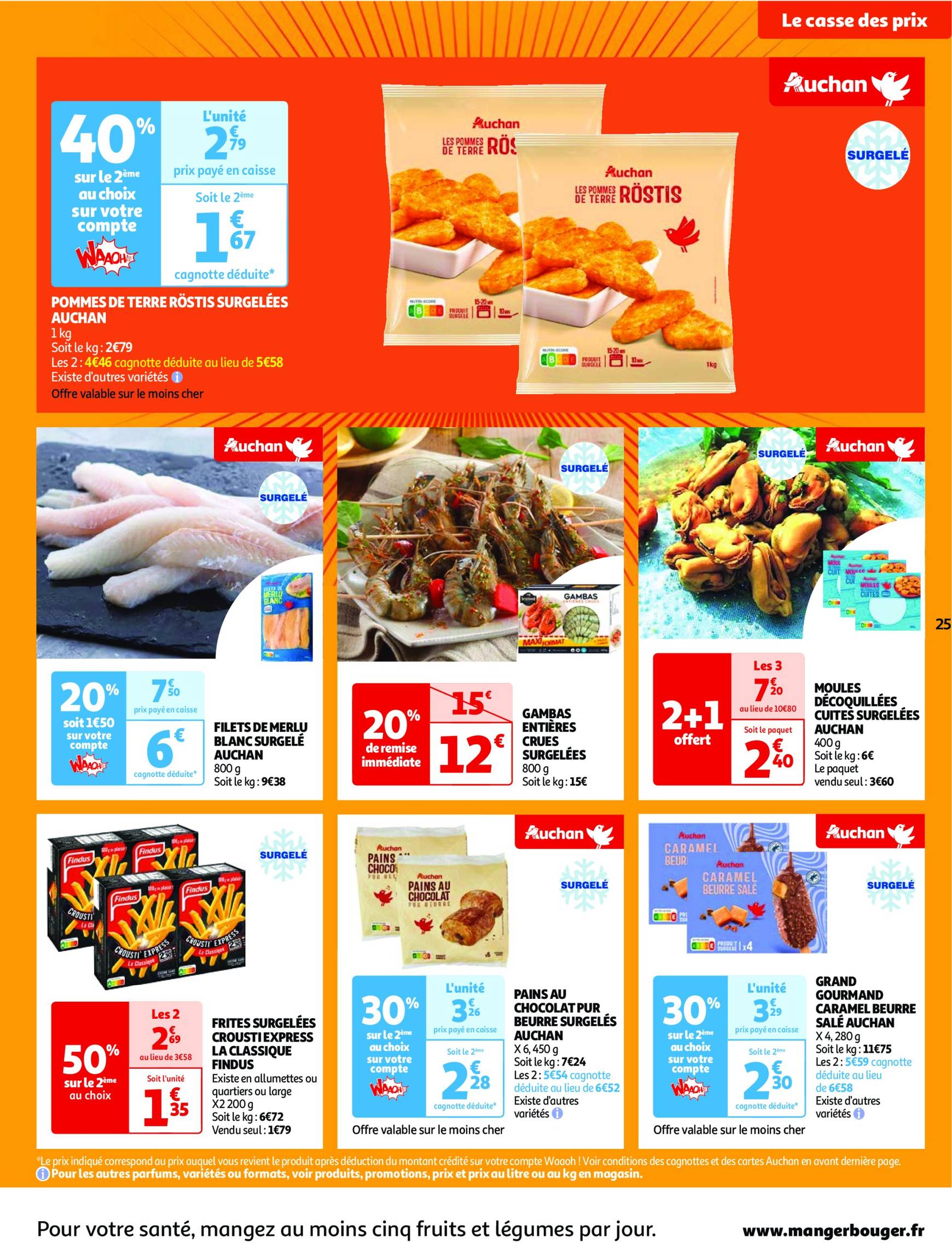 auchan - Catalogue Auchan - Une semaine d'offres à prix cassés valable dès 22.10. - 28.10. - page: 25