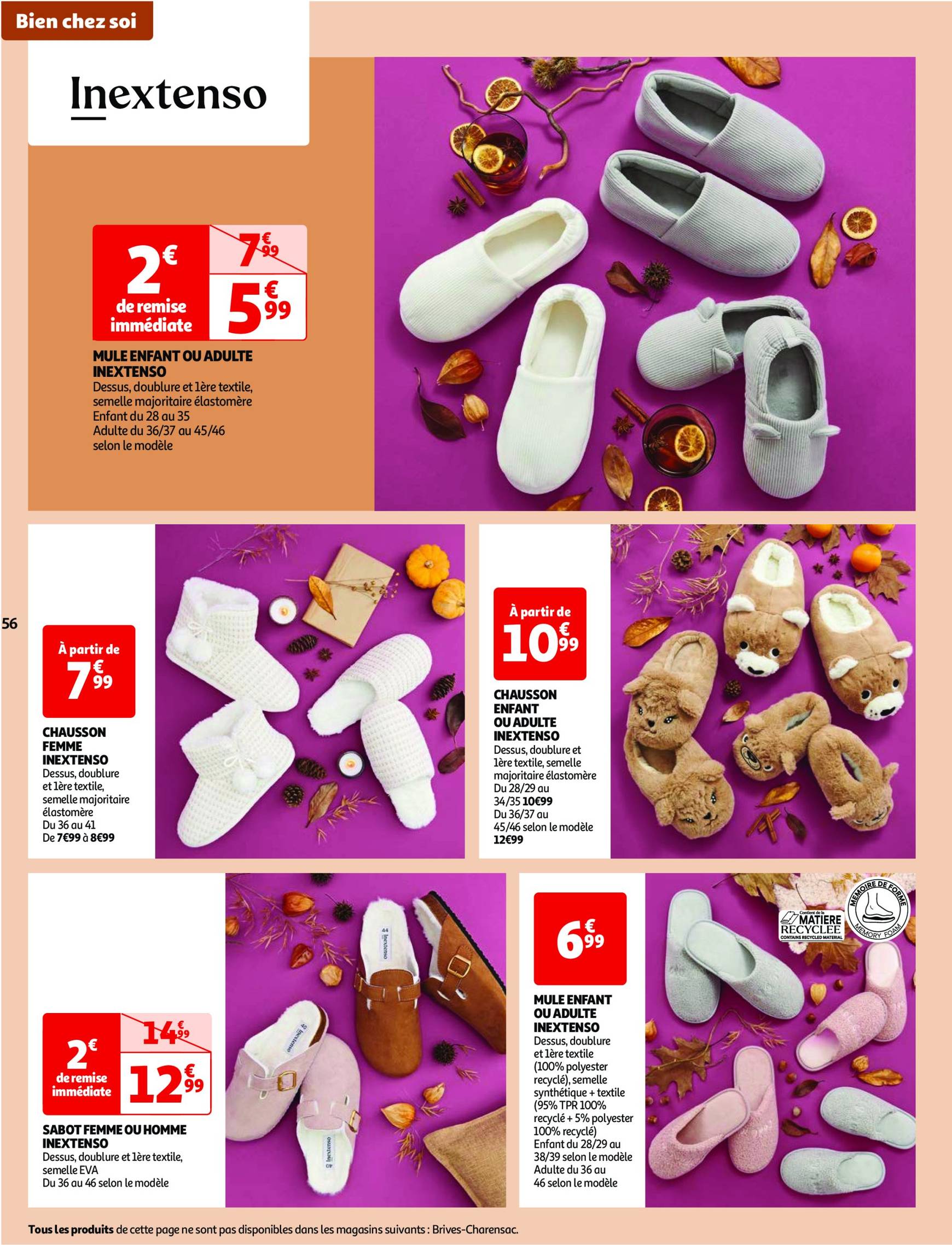 auchan - Catalogue Auchan - Une semaine d'offres à prix cassés valable dès 22.10. - 28.10. - page: 56