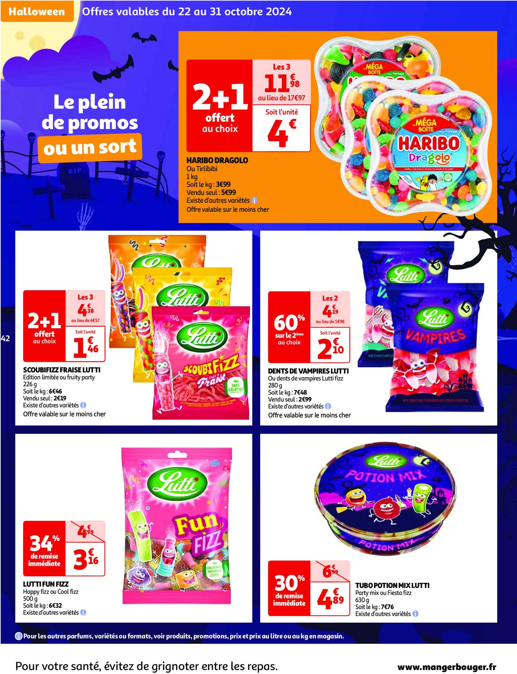 auchan - Catalogue Auchan - Une semaine d'offres à prix cassés valable dès 22.10. - 28.10. - page: 42