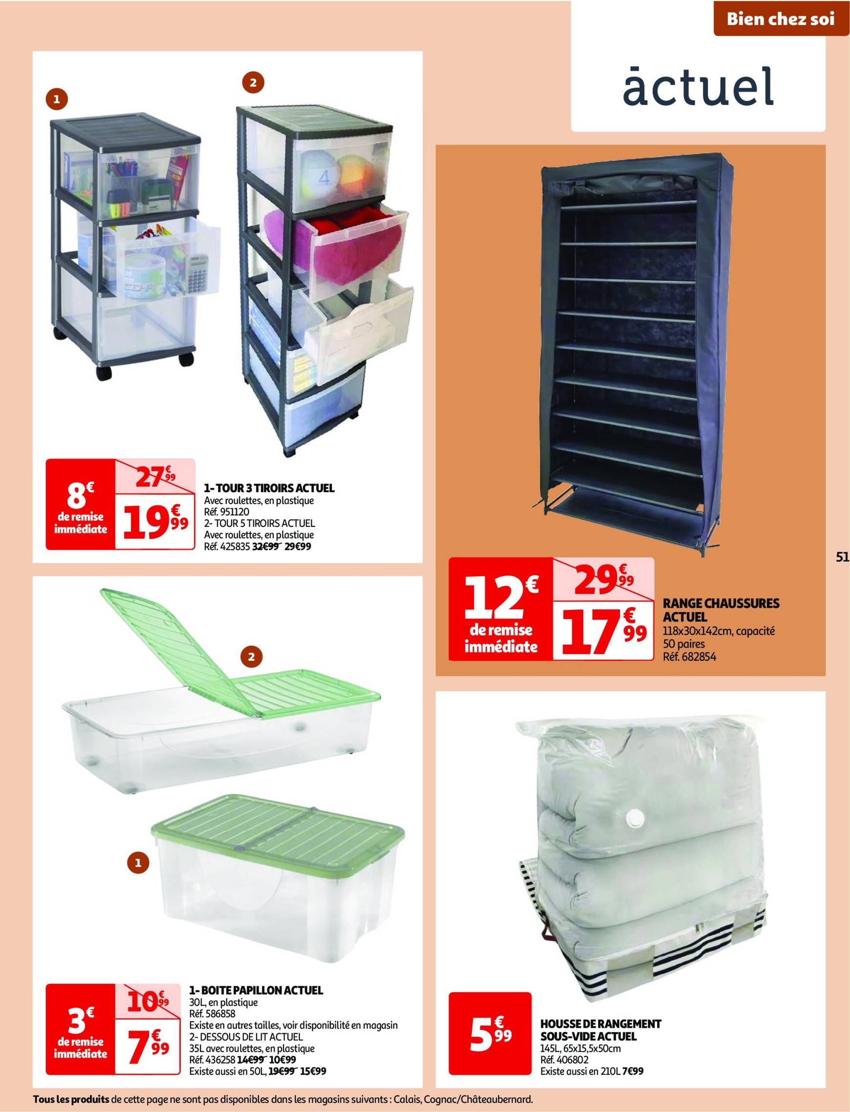 auchan - Catalogue Auchan - Une semaine d'offres à prix cassés valable dès 22.10. - 28.10. - page: 51