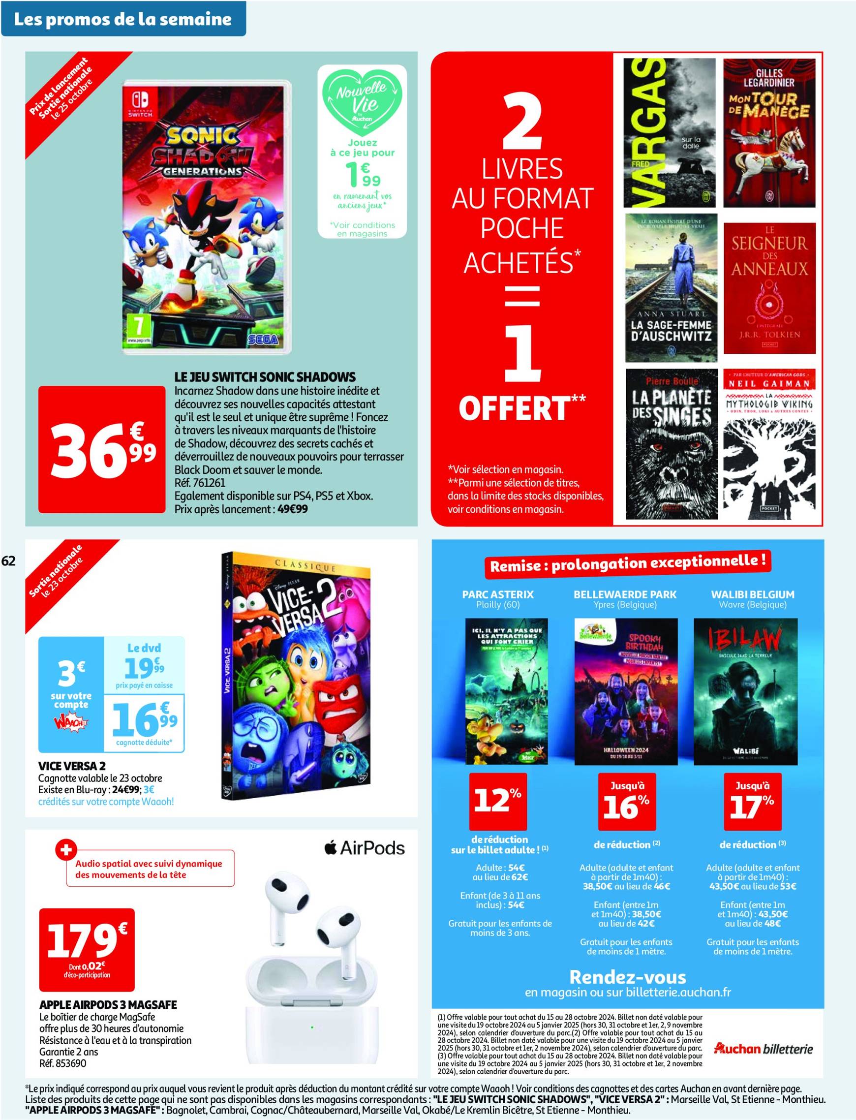 auchan - Catalogue Auchan - Une semaine d'offres à prix cassés valable dès 22.10. - 28.10. - page: 63