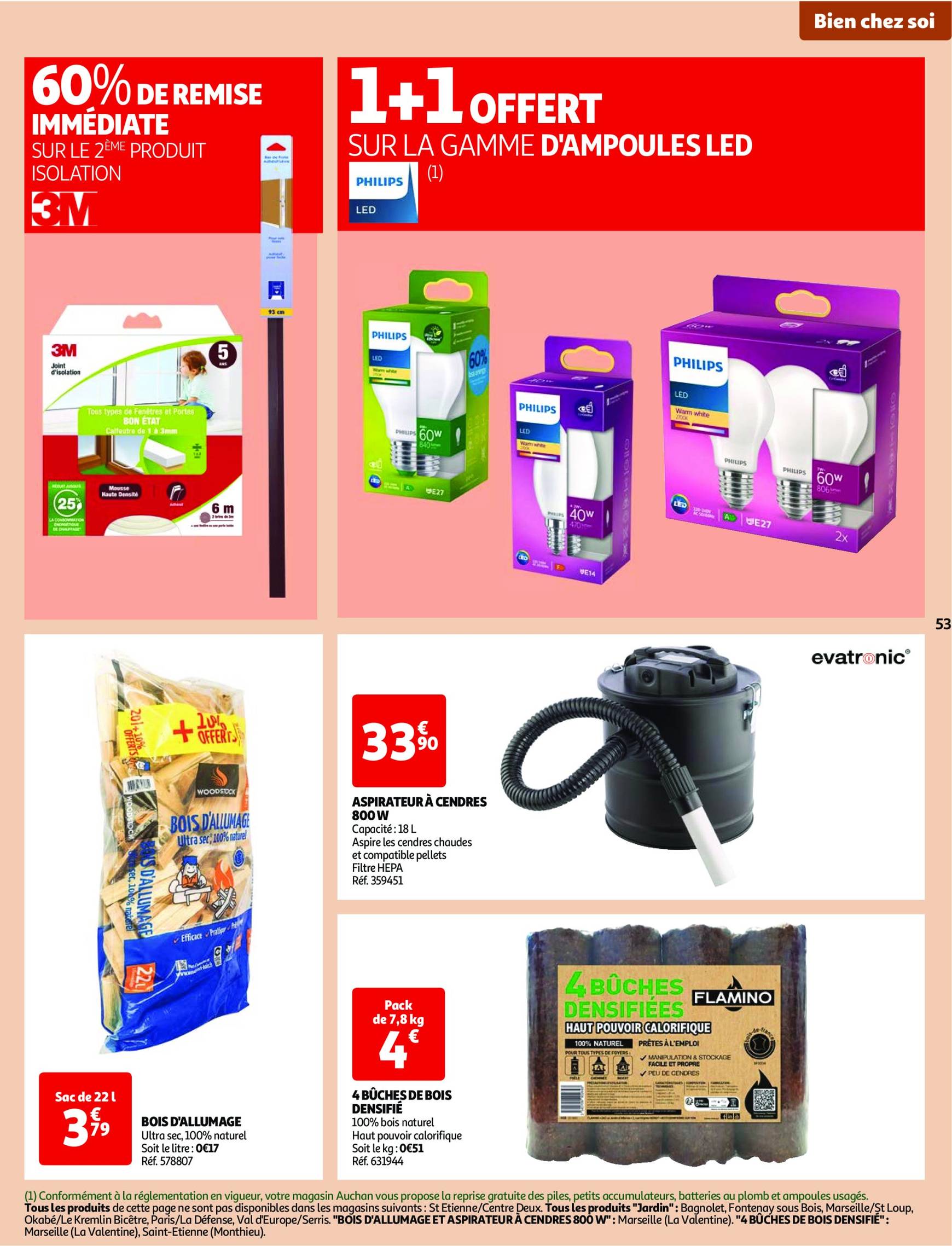 auchan - Catalogue Auchan - Une semaine d'offres à prix cassés valable dès 22.10. - 28.10. - page: 53