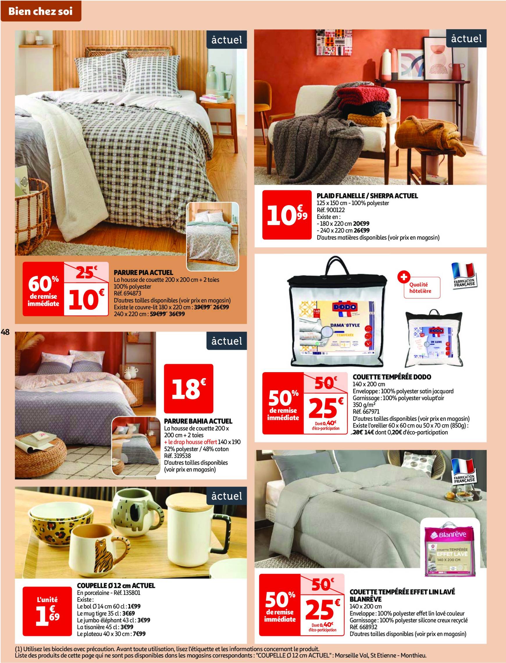 auchan - Catalogue Auchan - Une semaine d'offres à prix cassés valable dès 22.10. - 28.10. - page: 48